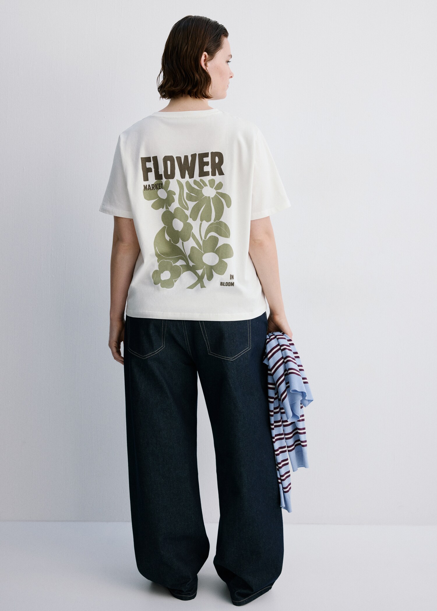 Printed cotton-blend t-shirt - Details of the article 4