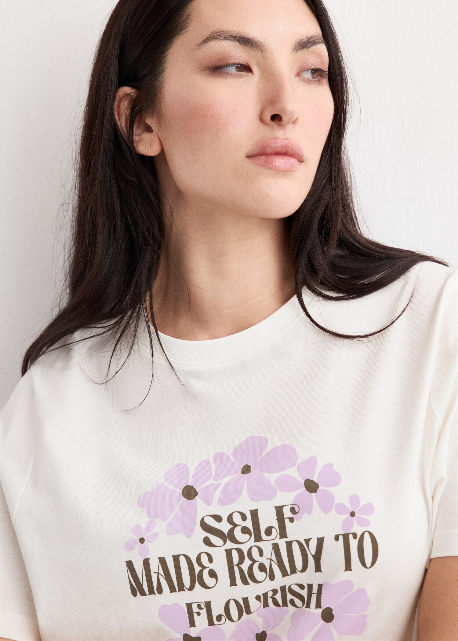 Printed cotton-blend t-shirt - Details of the article 4