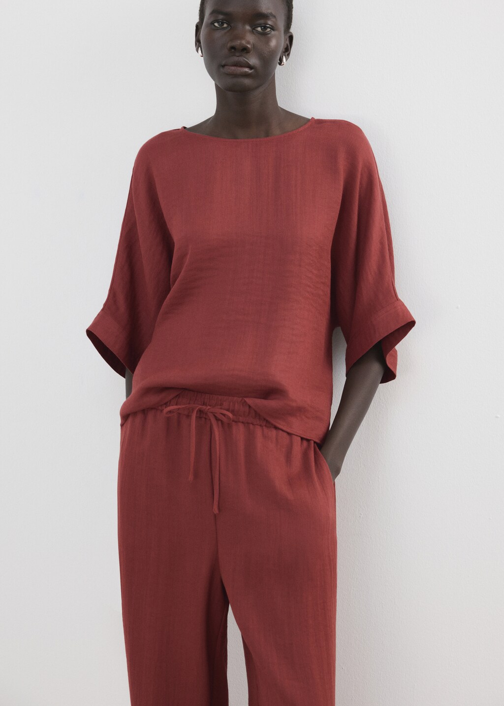 High-waist palazzo pants - image 4
