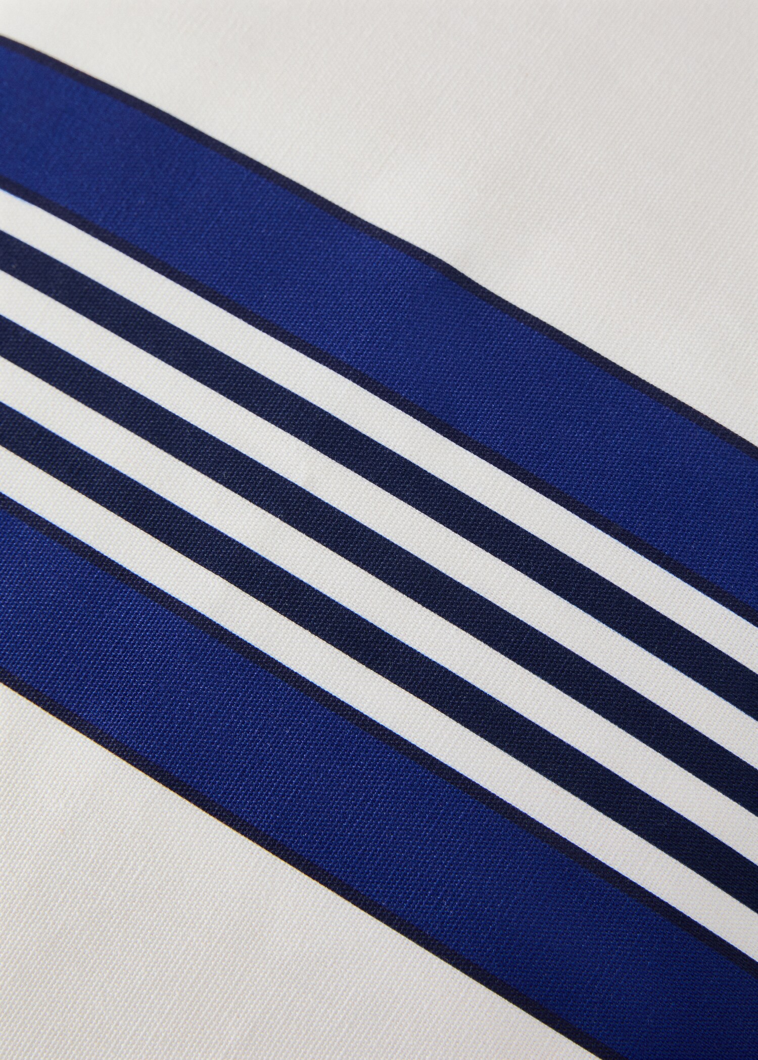 Cotton striped cushion cover 30x50 cm - Details of the article 3