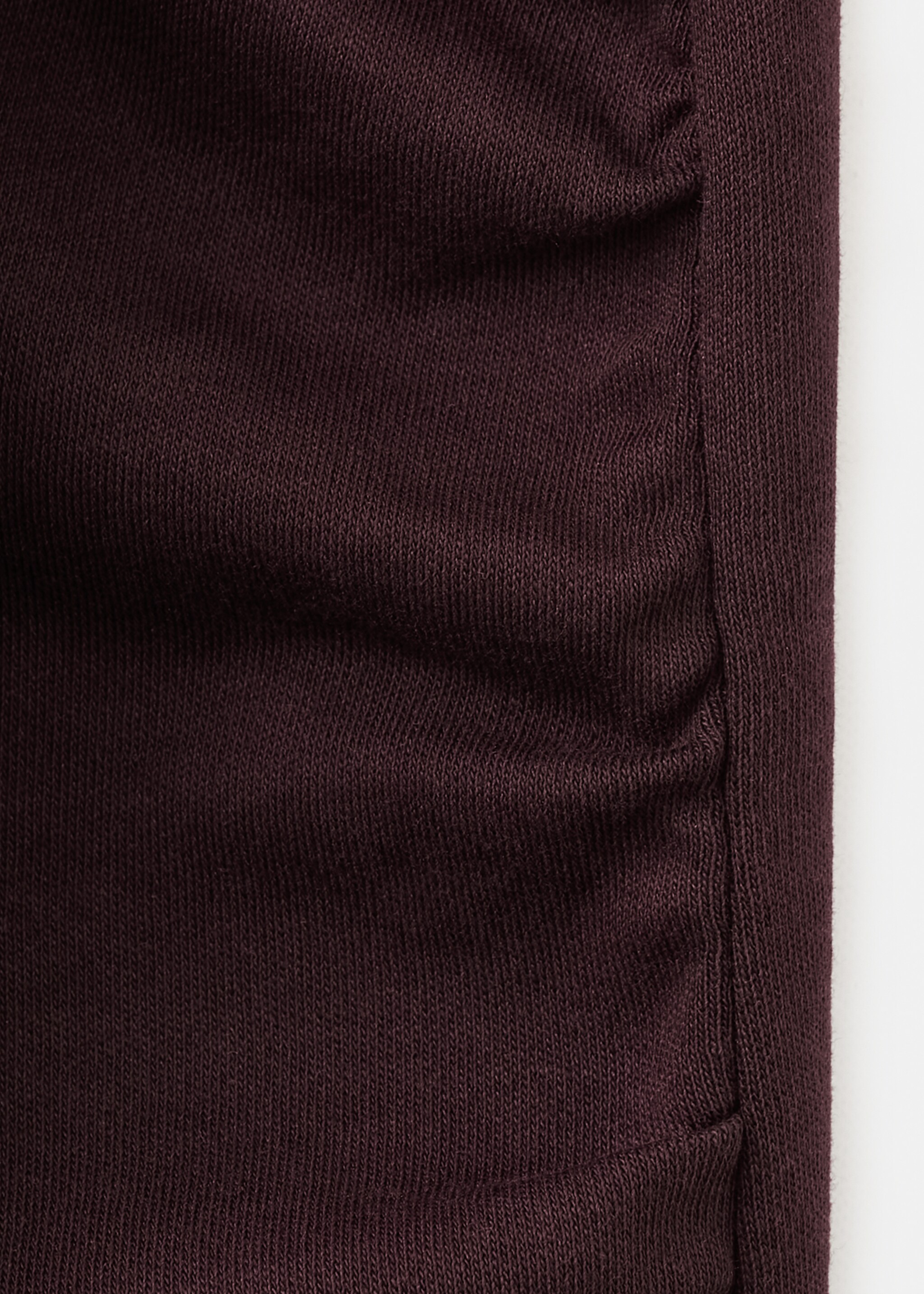 Cotton maternity t-shirt - Details of the article 0, Burgundy. Ref: 27035834-00.