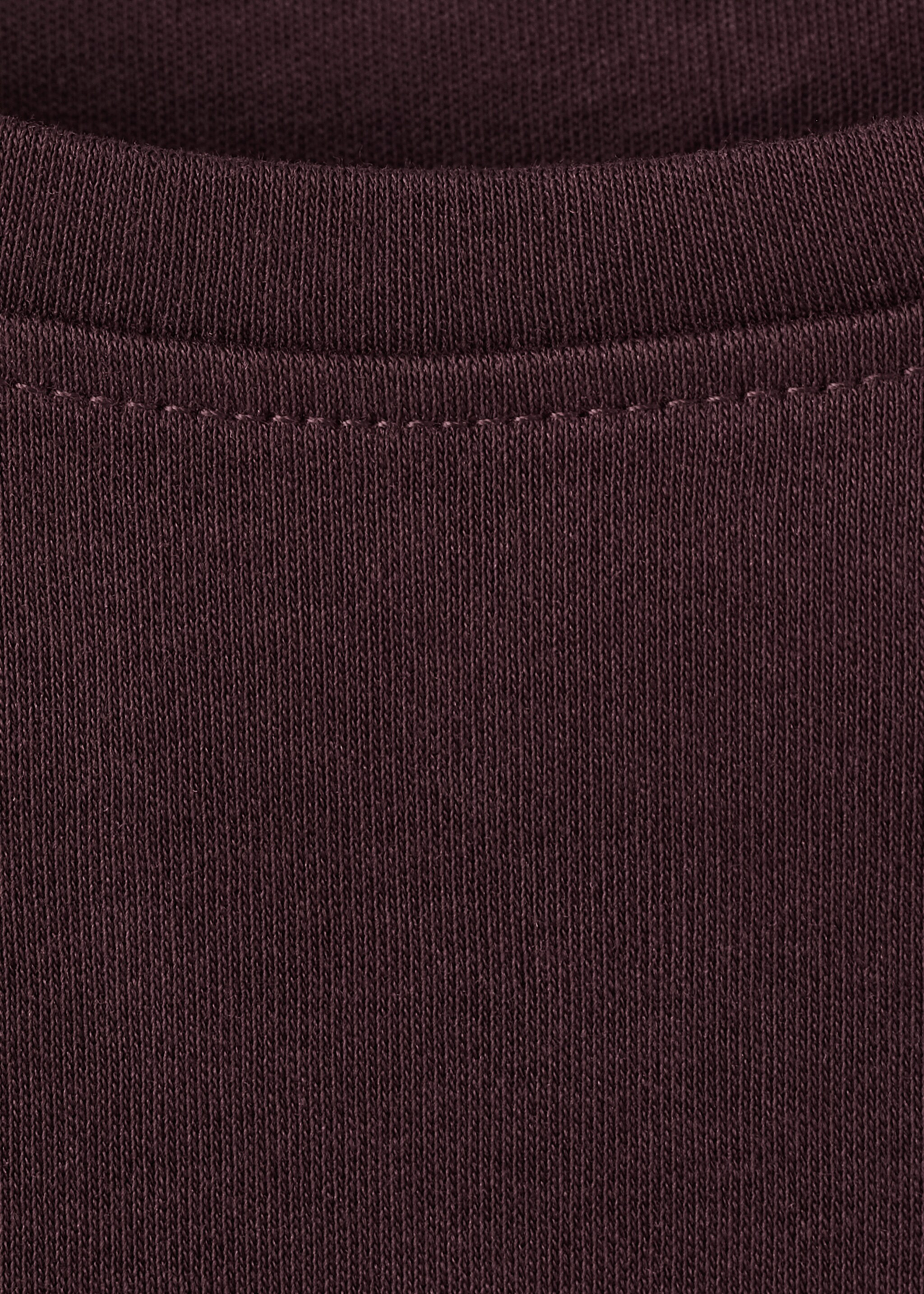 Cotton maternity t-shirt - Details of the article 8, Burgundy. Ref: 27035834-00.