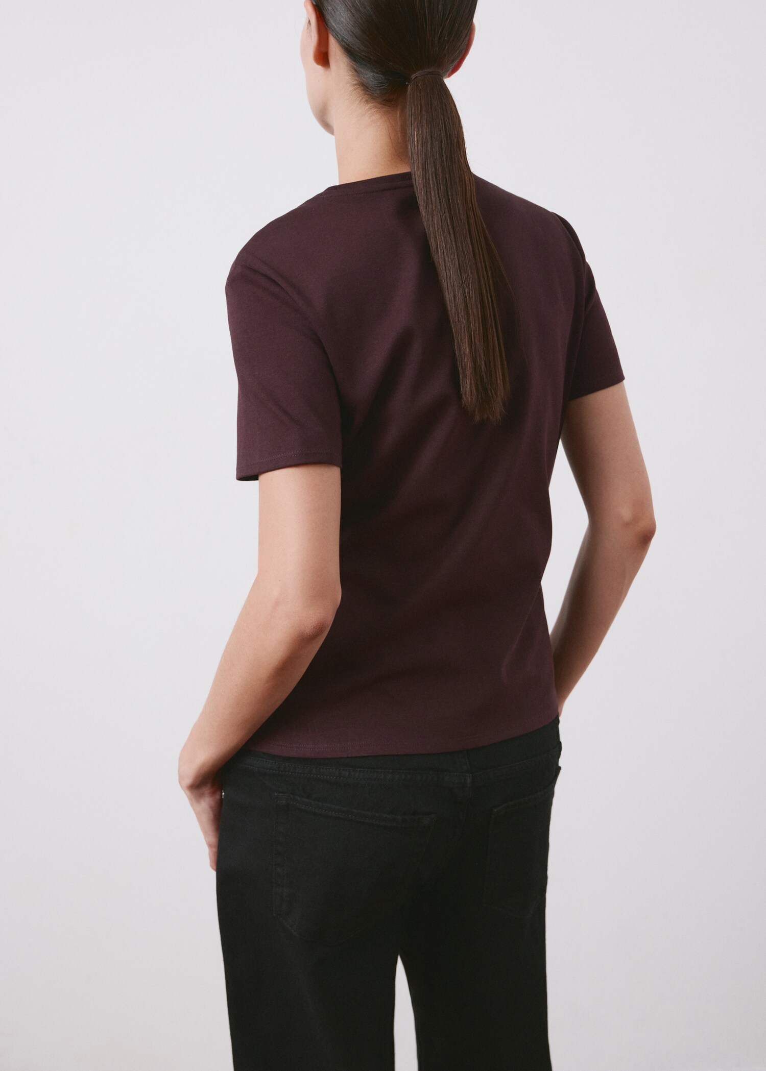 Camiseta algodón premamá - Reverso del artículo