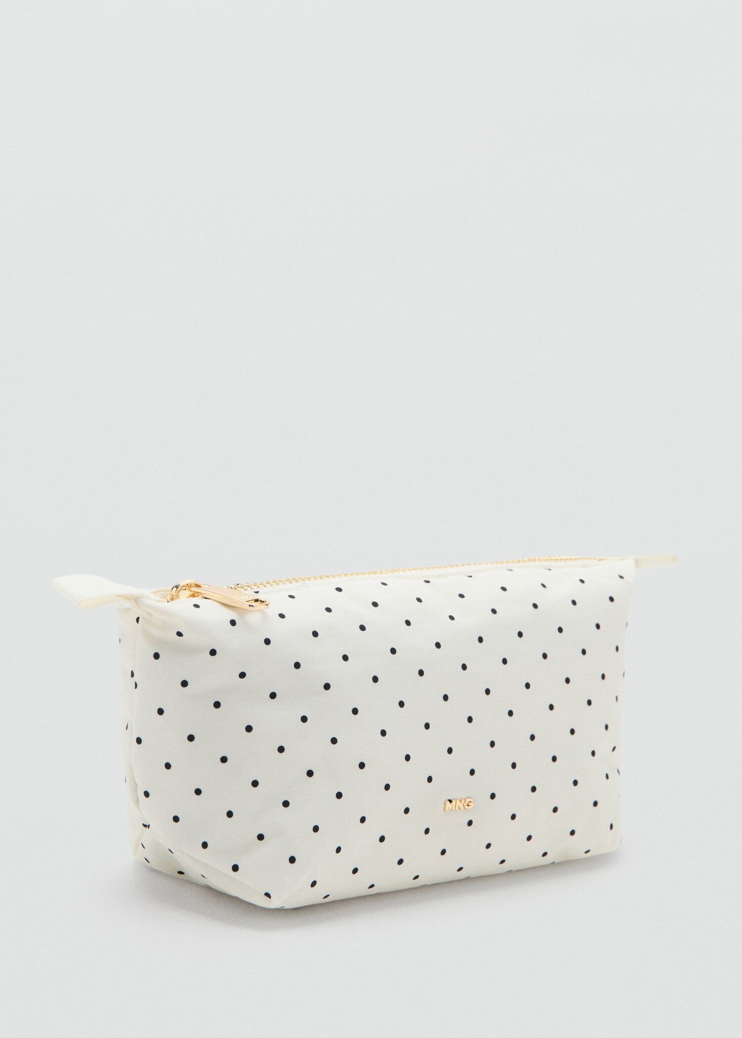 Medium nylon polka dot wash bag - Medium plane
