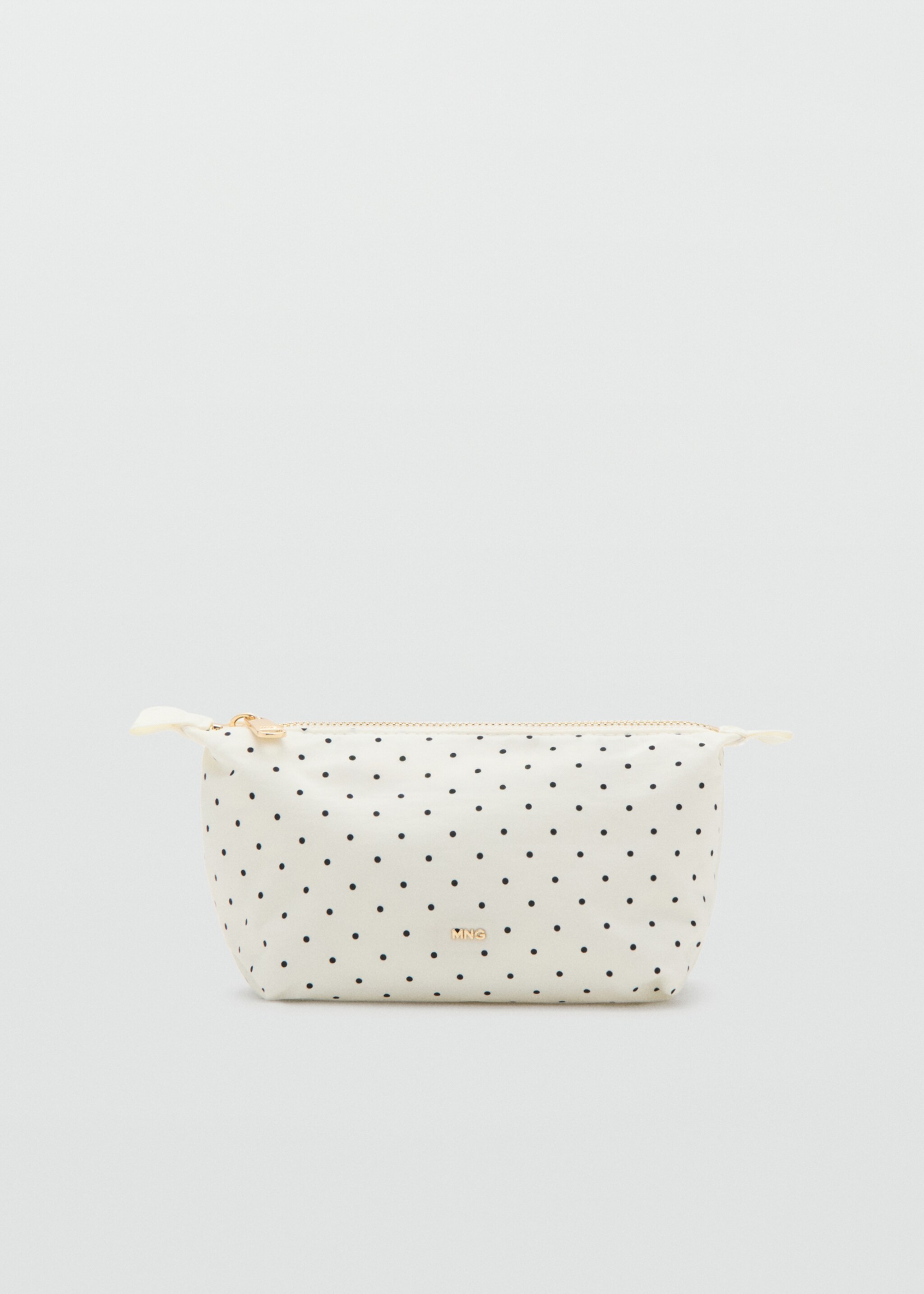 Medium nylon polka dot wash bag - Article without model, Off White. Ref: 27035836-00.
