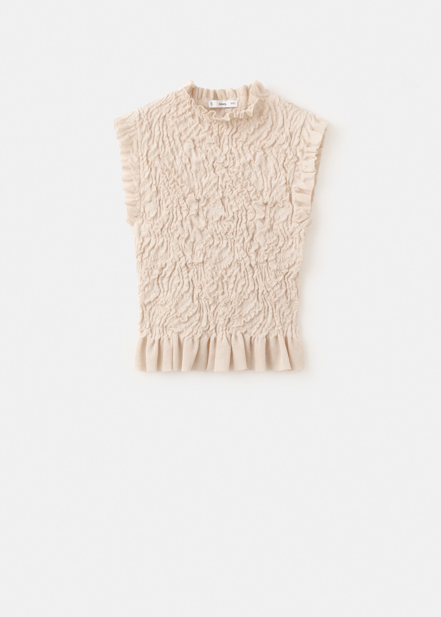 Textured knit top - Article without model