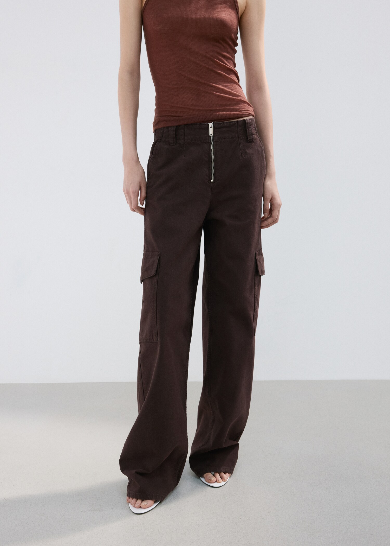 Pocket cargo jeans - Medium plane