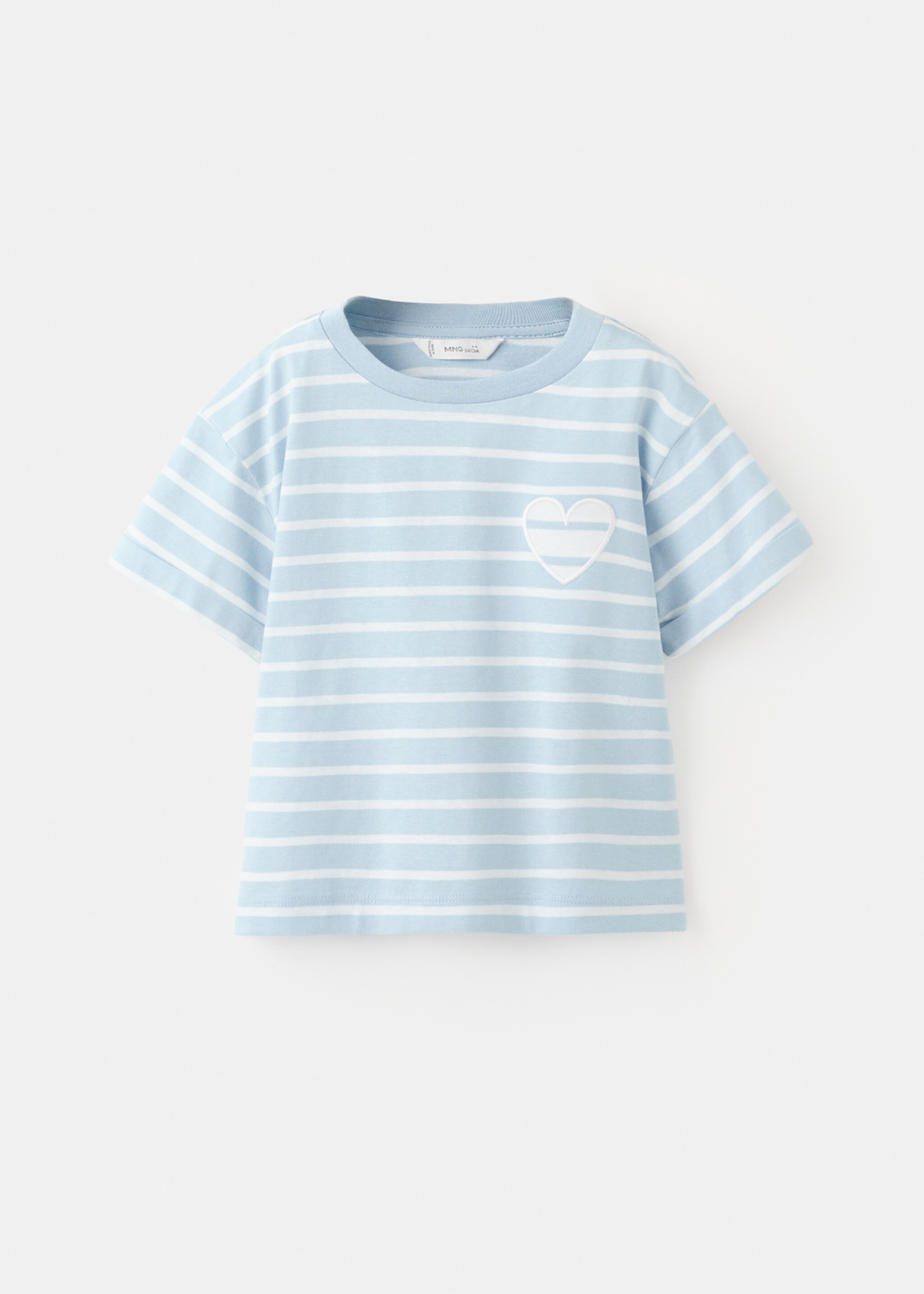 T-shirt marqui - Artikel ohne Model, Himmelblau. Ref: 27035931-00.