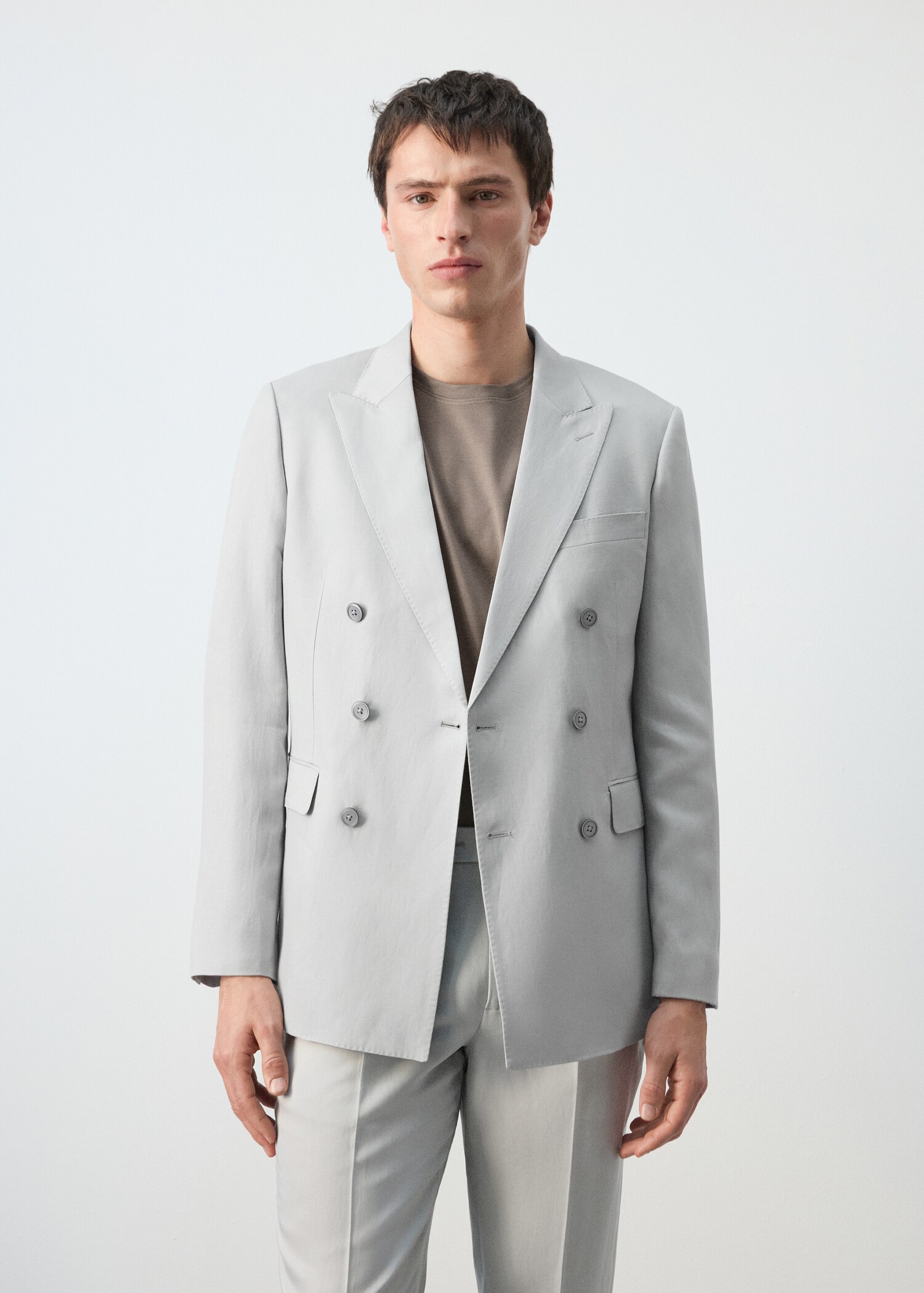 Americana traje Amalfi slim fit cruzada - Plano medio