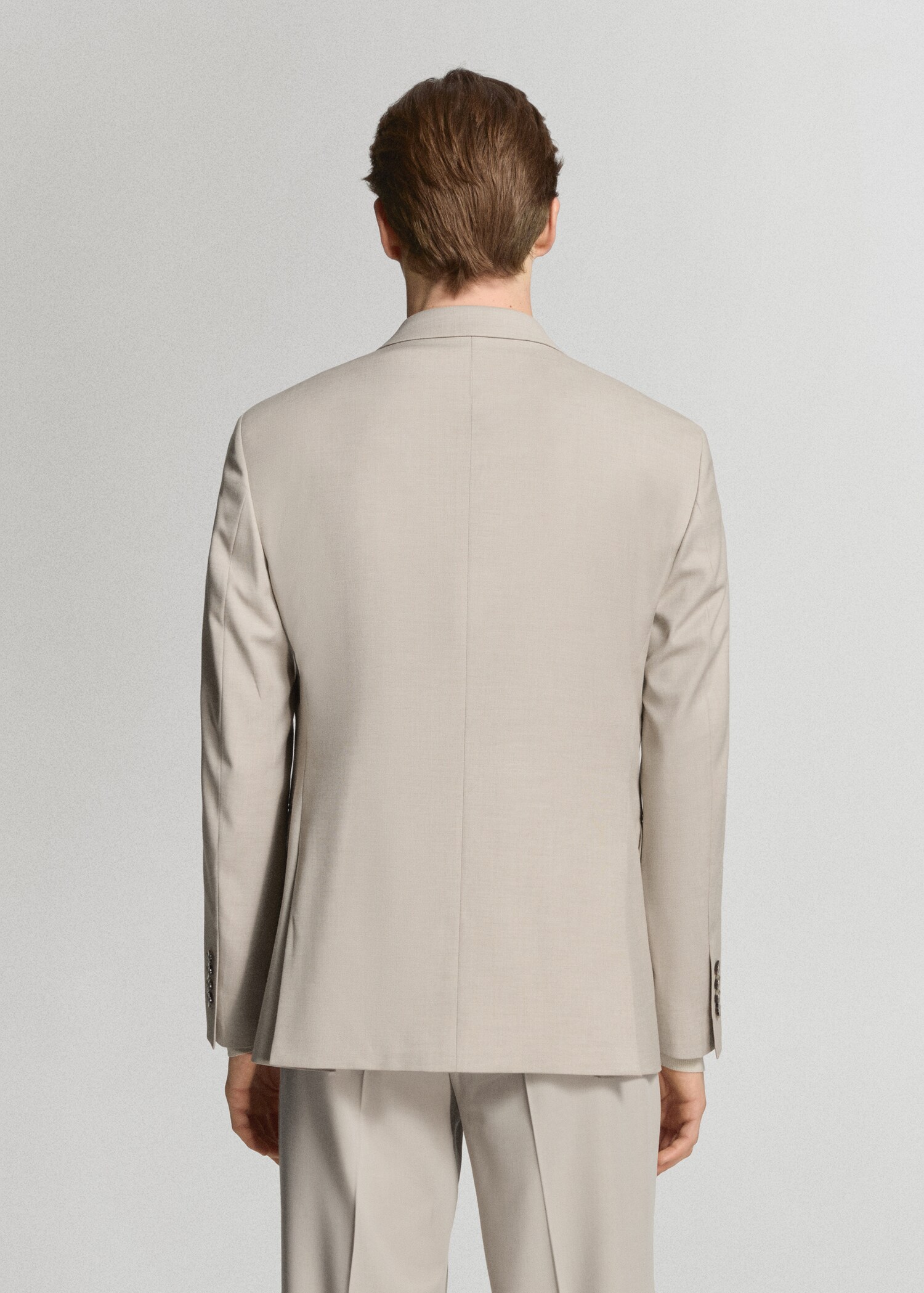 Milan slim-fit suit jacket - Reverse of the article