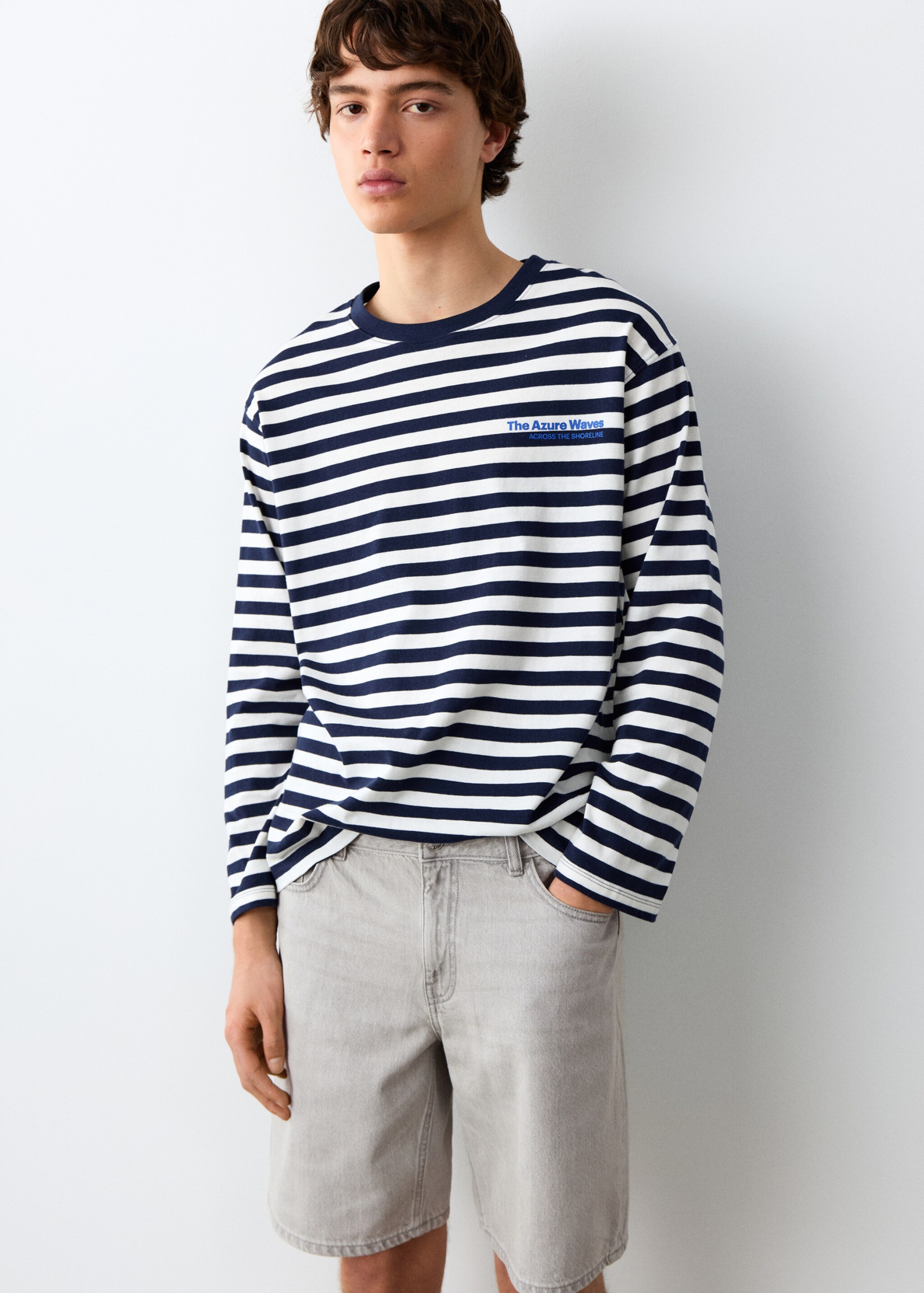 Jeans-Bermudashorts - Detail des Artikels 1, Denim Grau. Ref: 27035941-00.