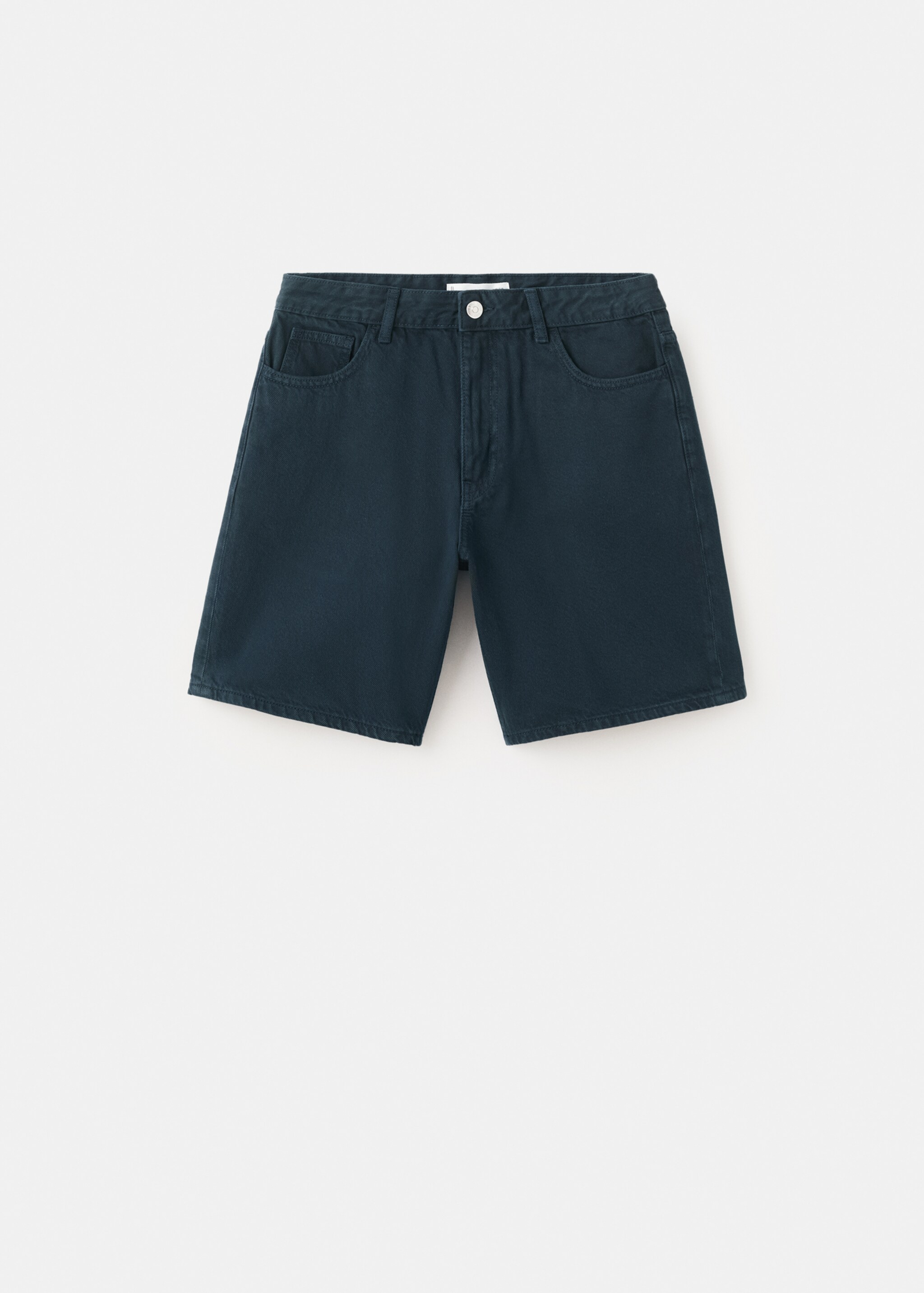 Denim Bermuda shorts - Article without model, Dark Navy. Ref: 27035942-00.