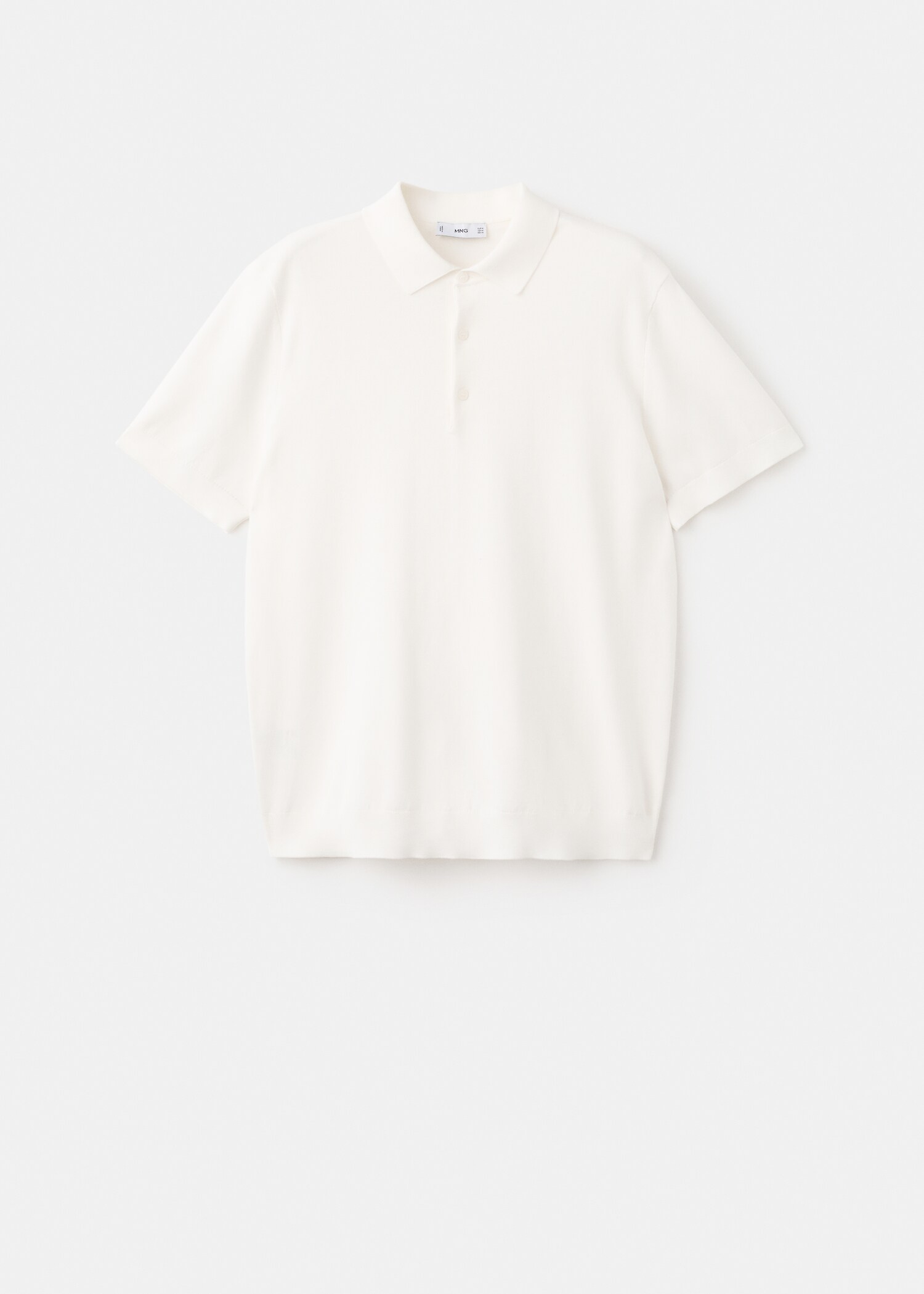 قميص بولو بحياكة دقيقة بنسبة 100% من القطن - منتج دون نموذج