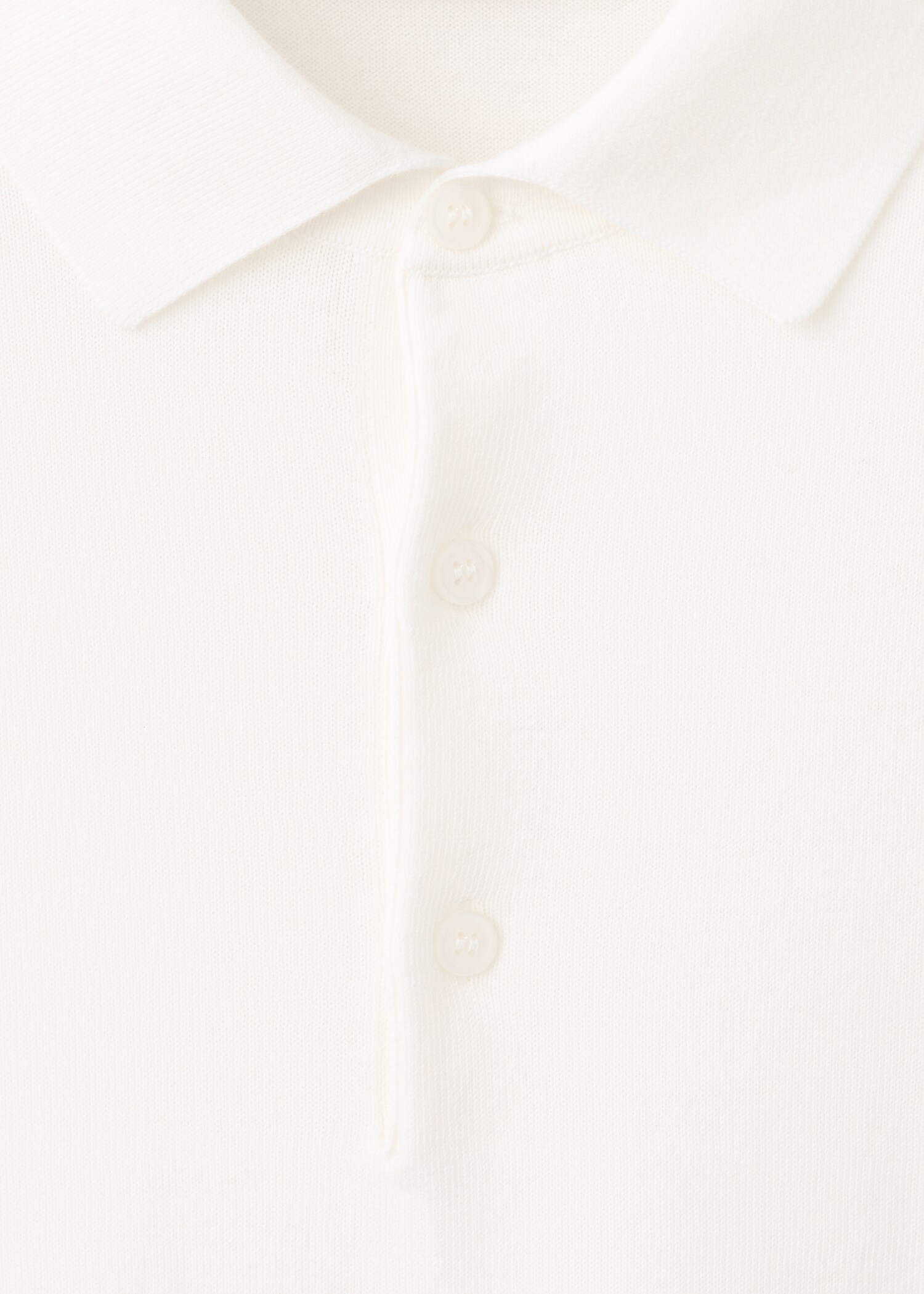 قميص بولو بحياكة دقيقة بنسبة 100% من القطن - تفاصيل المنتج 8