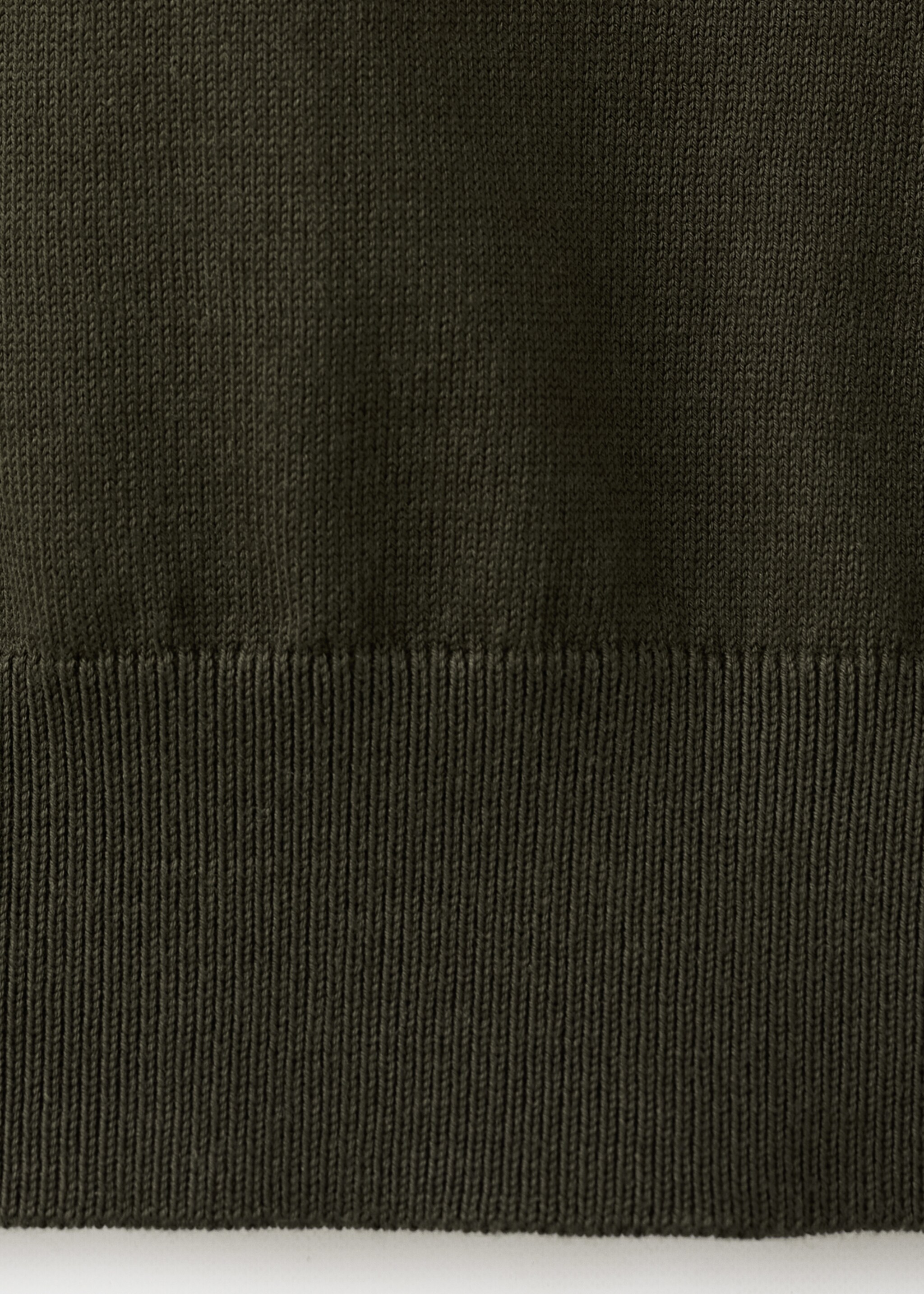 قميص بولو بحياكة دقيقة بنسبة 100% من القطن - تفاصيل المنتج 0, شوكولاتة. Ref: 27035945-00.