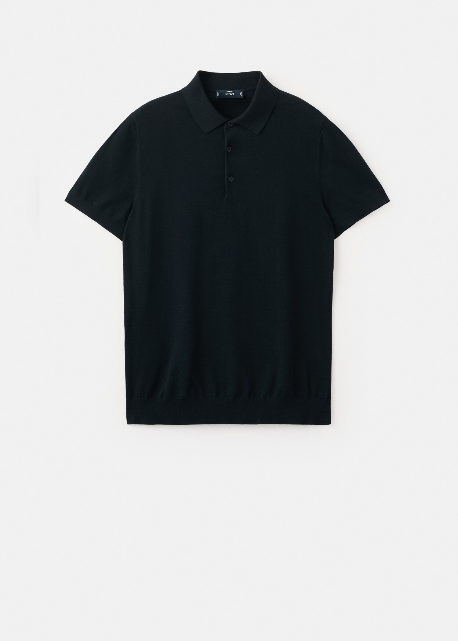 قميص بولو بحياكة دقيقة بنسبة 100% من القطن - منتج دون نموذج