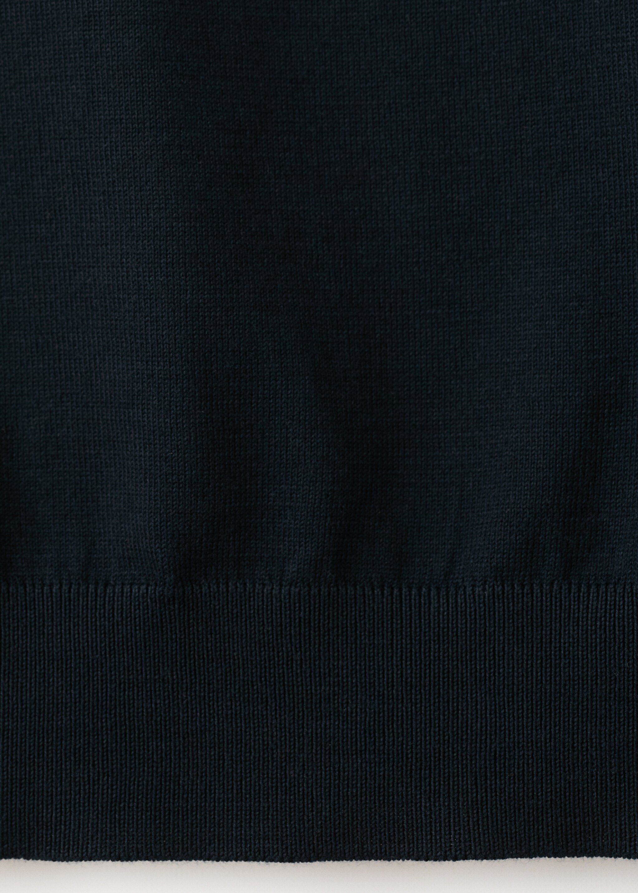 قميص بولو بحياكة دقيقة بنسبة 100% من القطن - تفاصيل المنتج 0, أزرق داكن. Ref: 27035945-00.