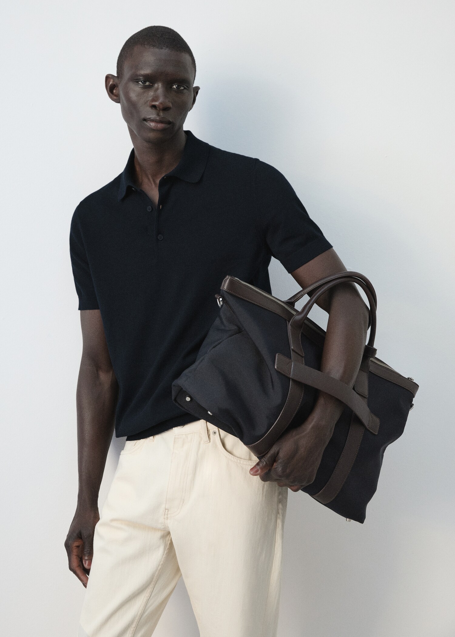 قميص بولو بحياكة دقيقة بنسبة 100% من القطن - تفاصيل المنتج 6