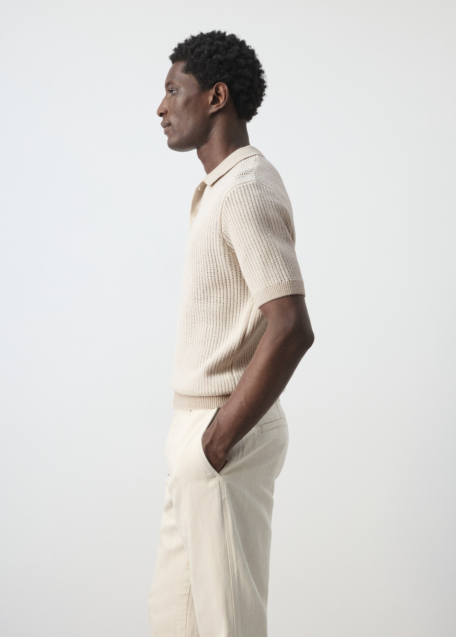 Polo maille texturé - Détail de l'article 2