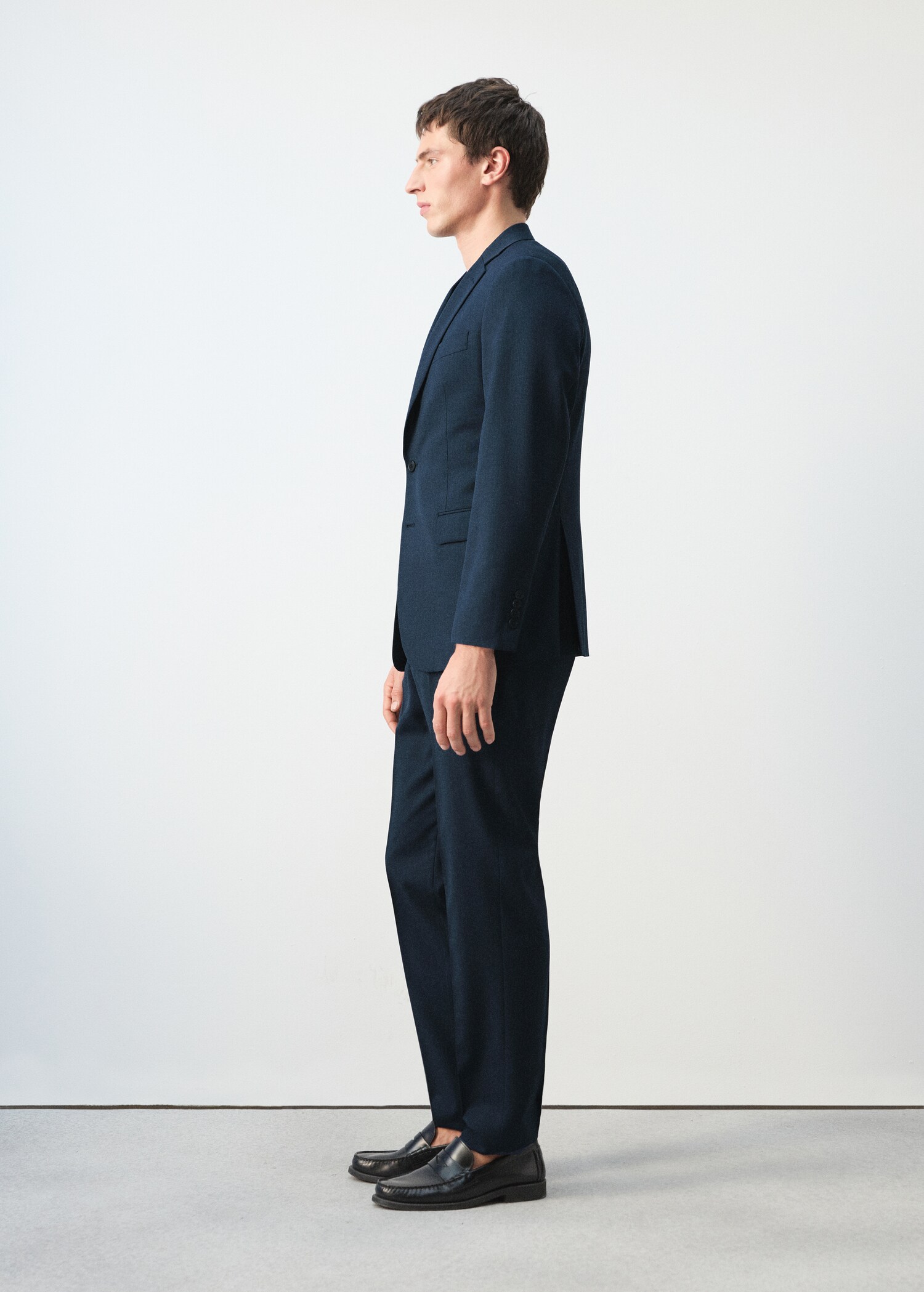 Turin 100% wool suit trousers - Details of the article 2