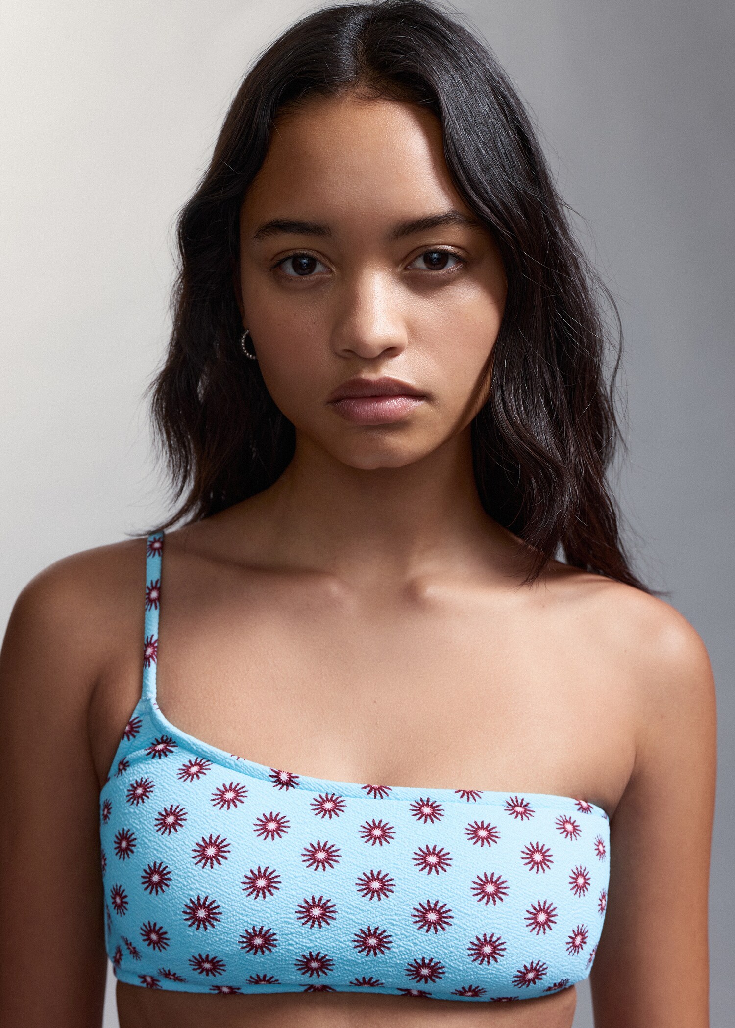 بيكيني غير متماثل بخصر متوسط - تفاصيل المنتج 1