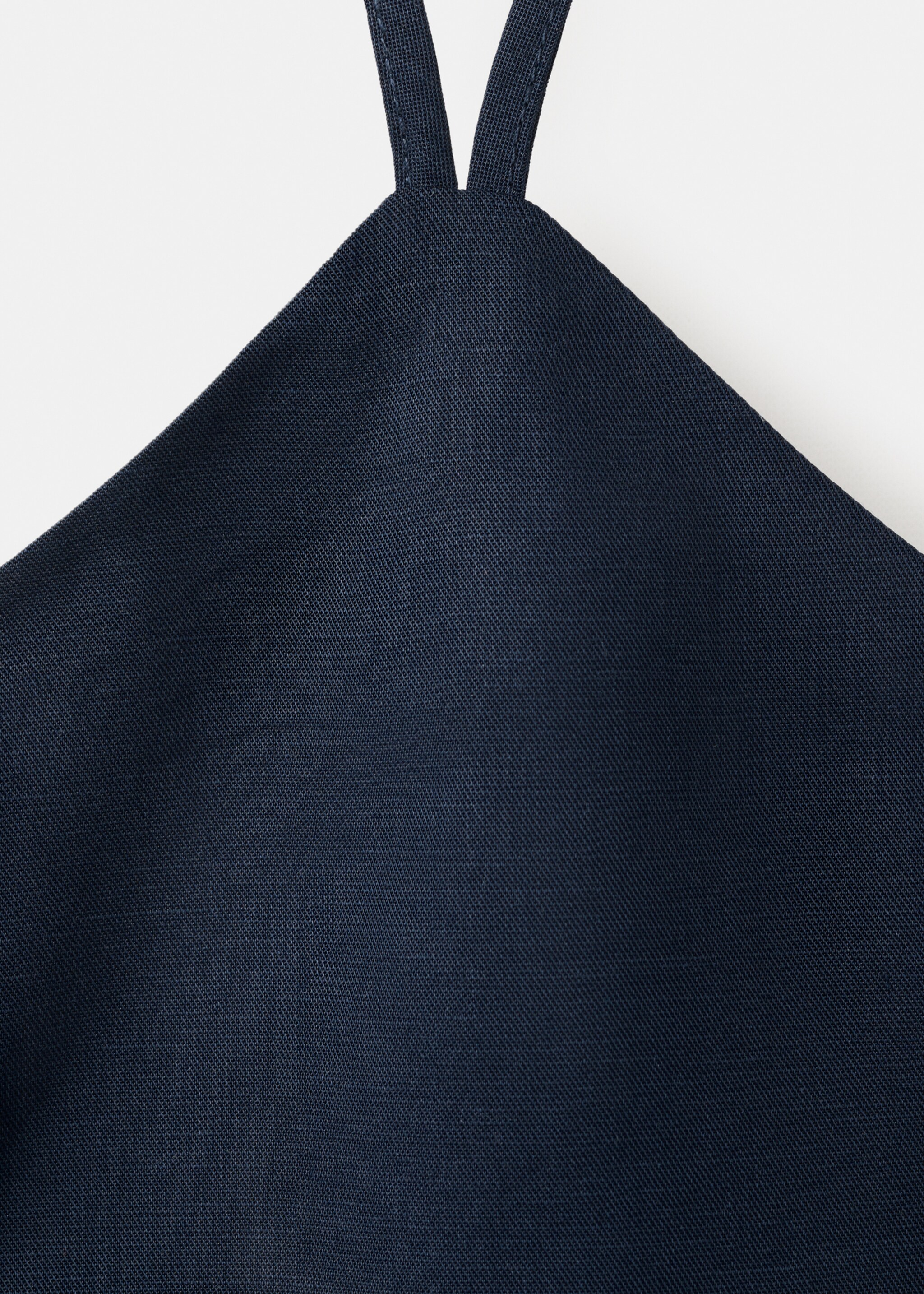 توب هالتر كروب مع رباط - تفاصيل المنتج 8, أزرق غامق. Ref: 27035959-00.