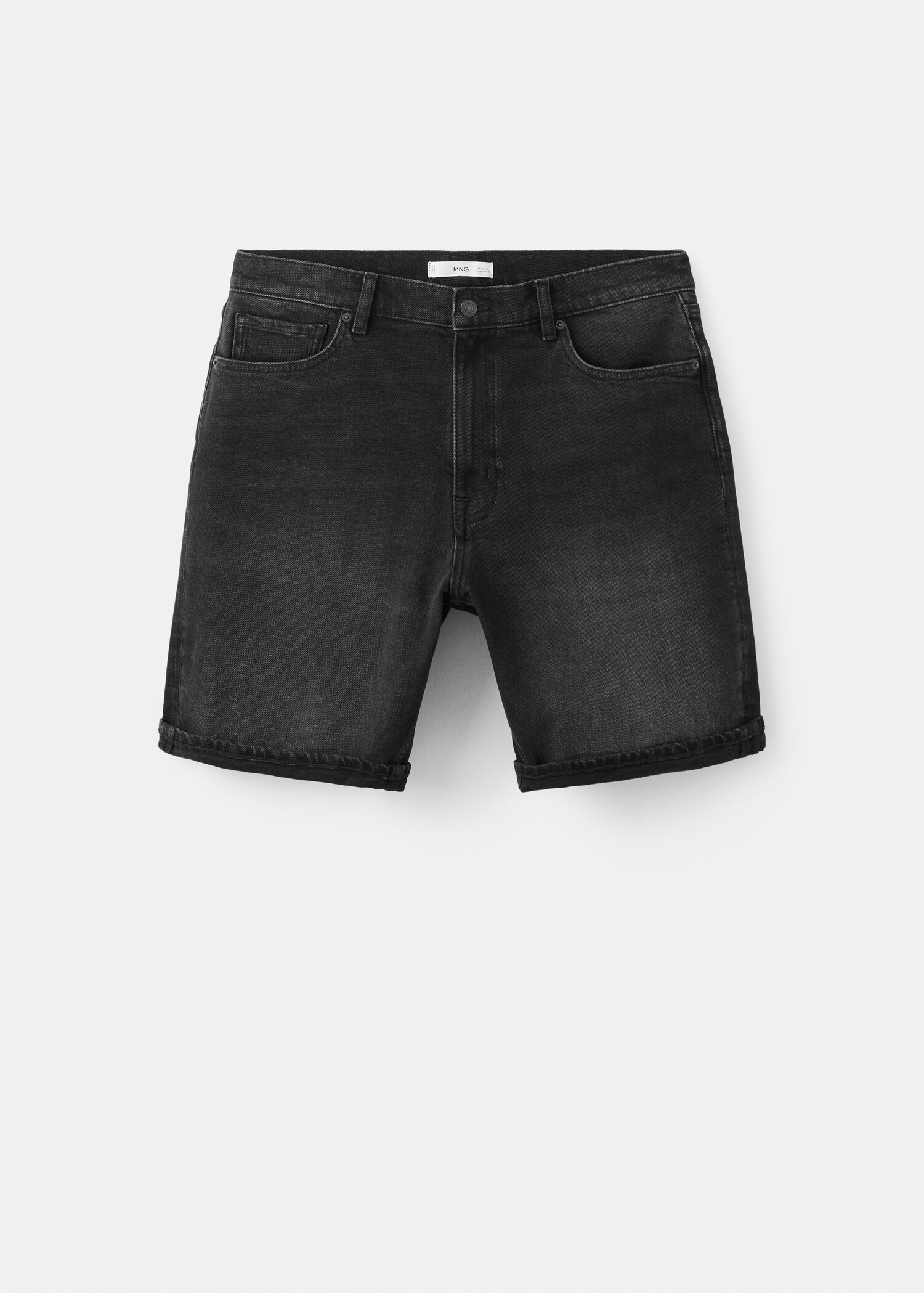 Slim fit denim bermuda - Artikel zonder model