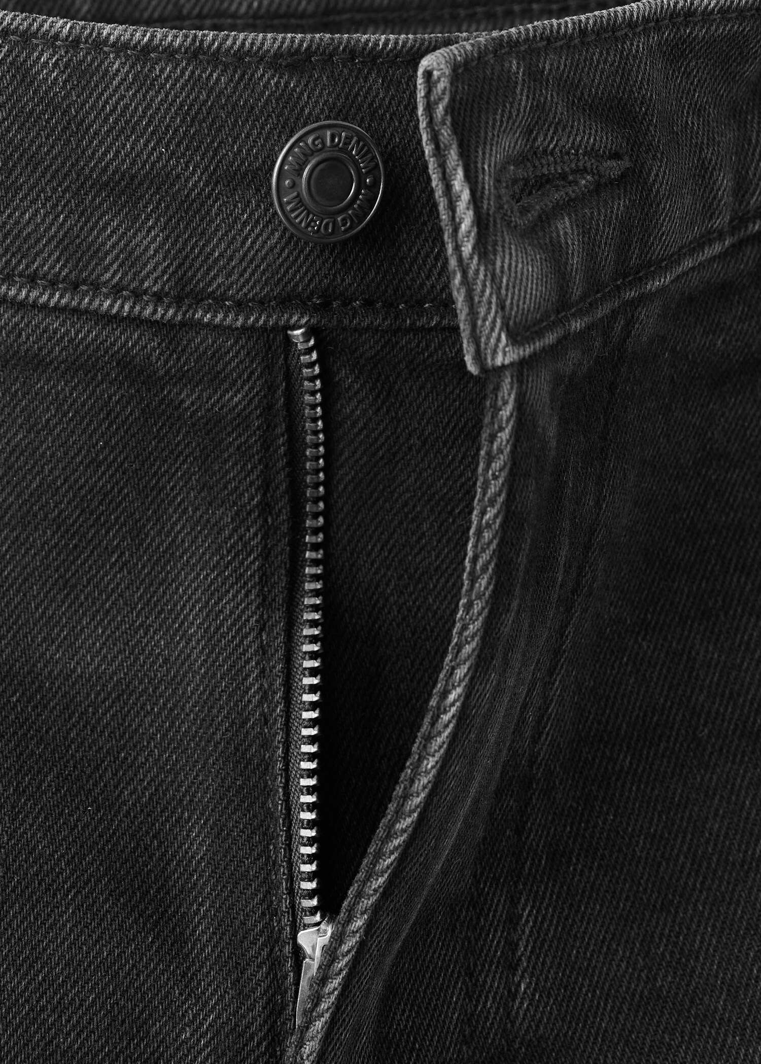 Slim fit denim bermuda - Detail van het artikel 8