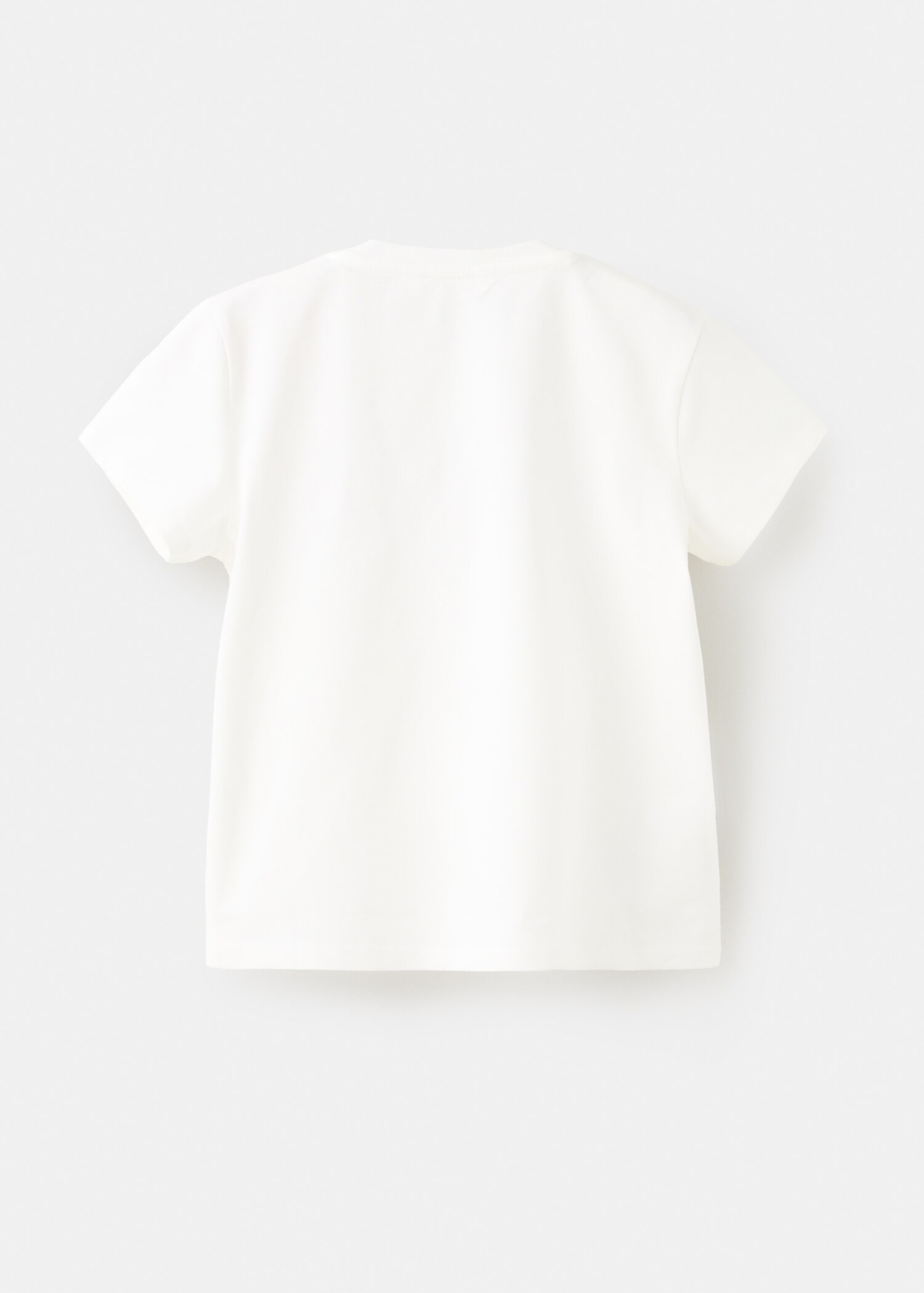 Text cotton T-shirt - Reverse of the article