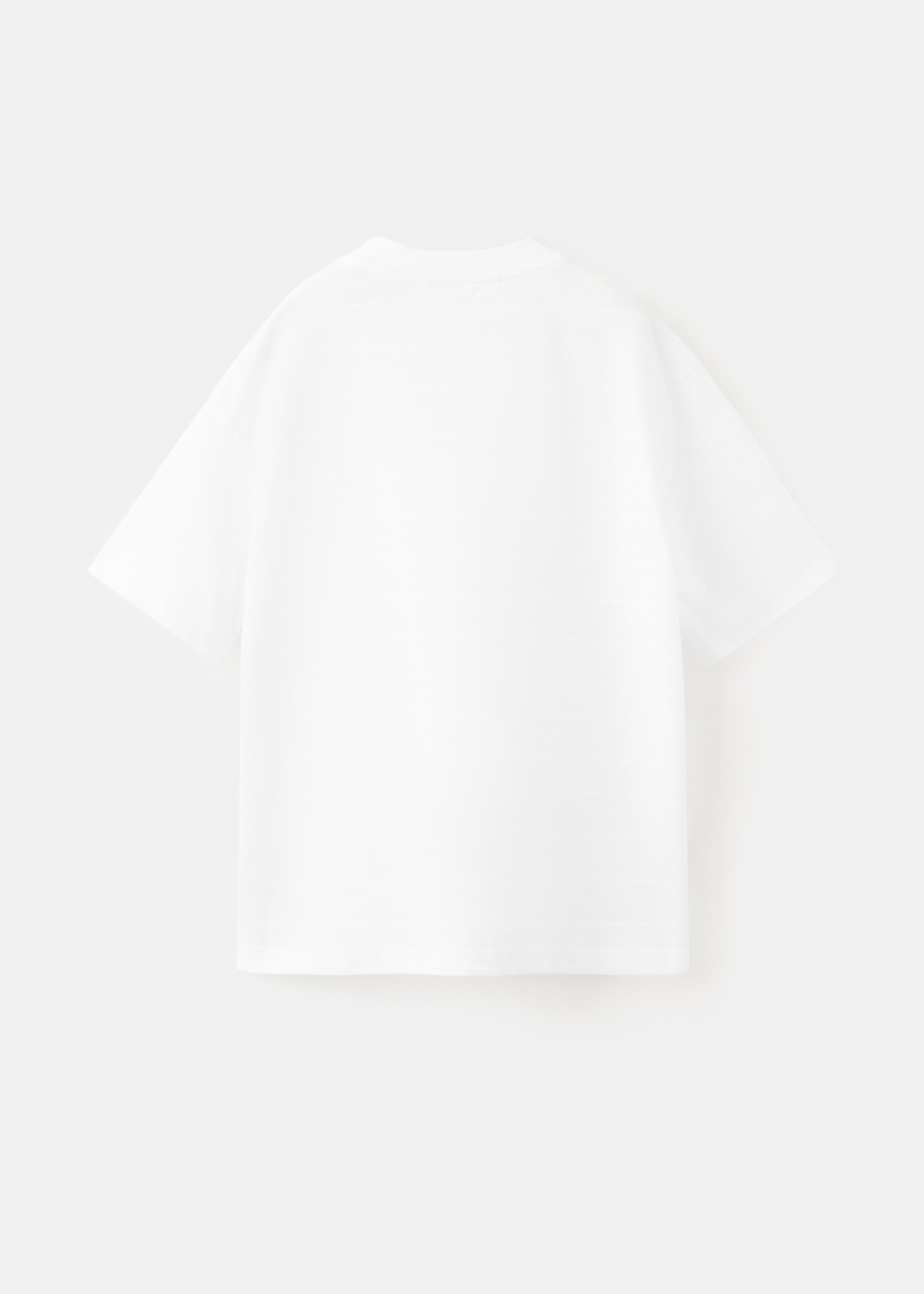 Cotton T-shirt - Reverse of the article, White. Ref: 27035966-00.
