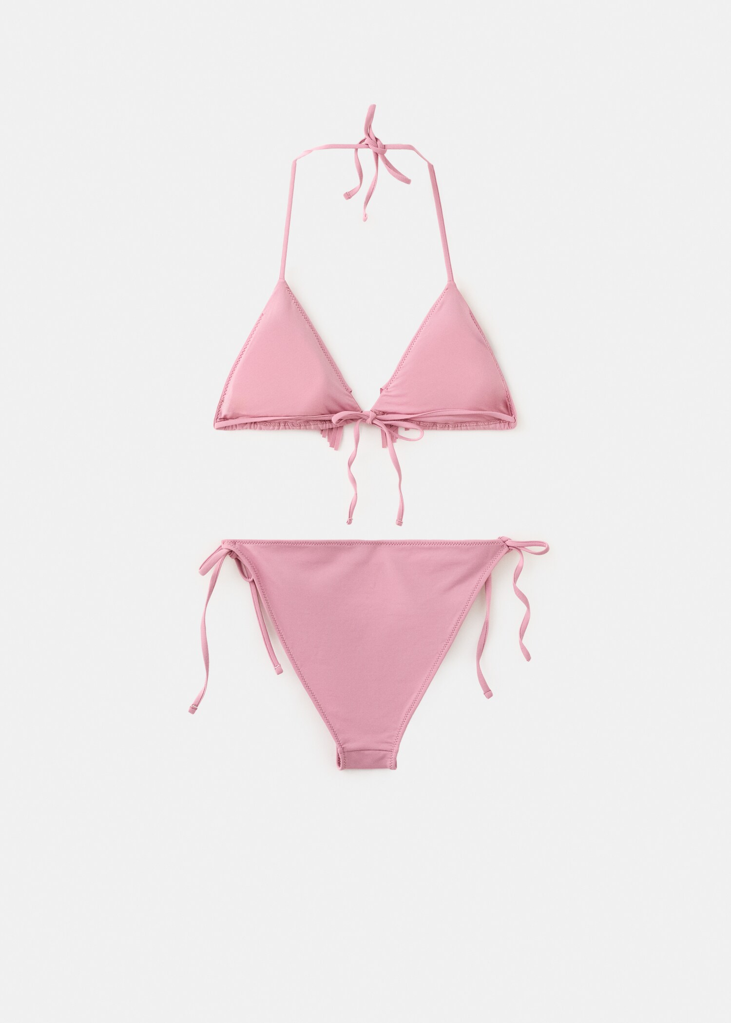 Bikini triangle à franges culotte couvrance moyenne - Verso de l’article