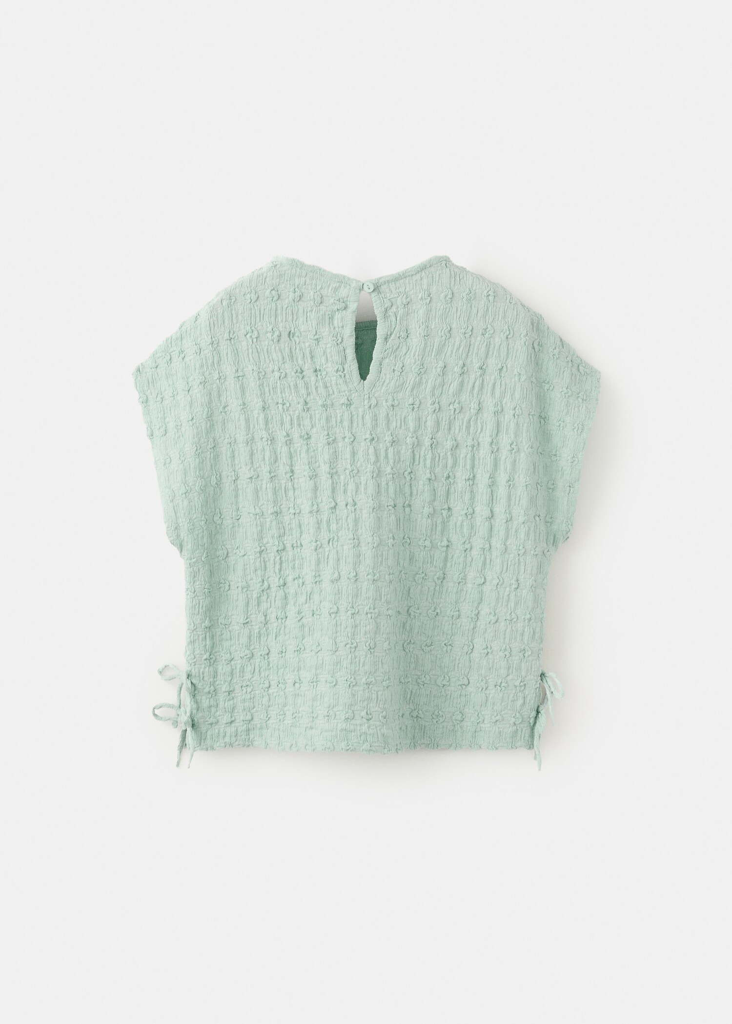 Bow textured T-shirt - Reverse of the article