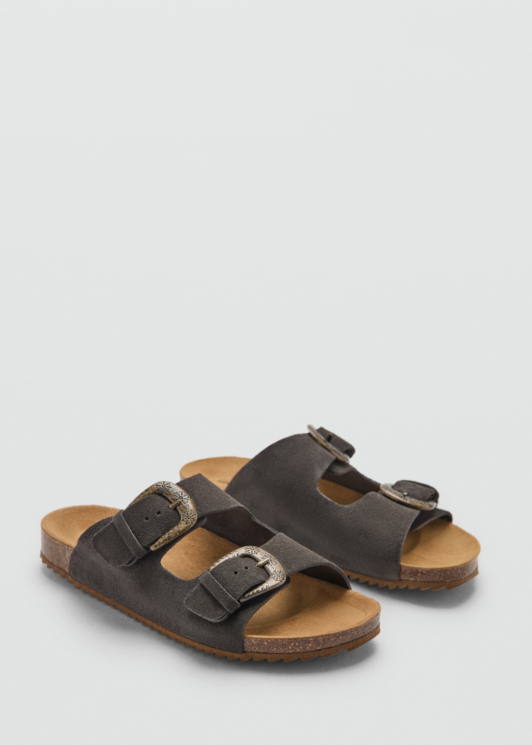 Sandales biogr - Plan moyen, Gris. Ref: 27035973-00.