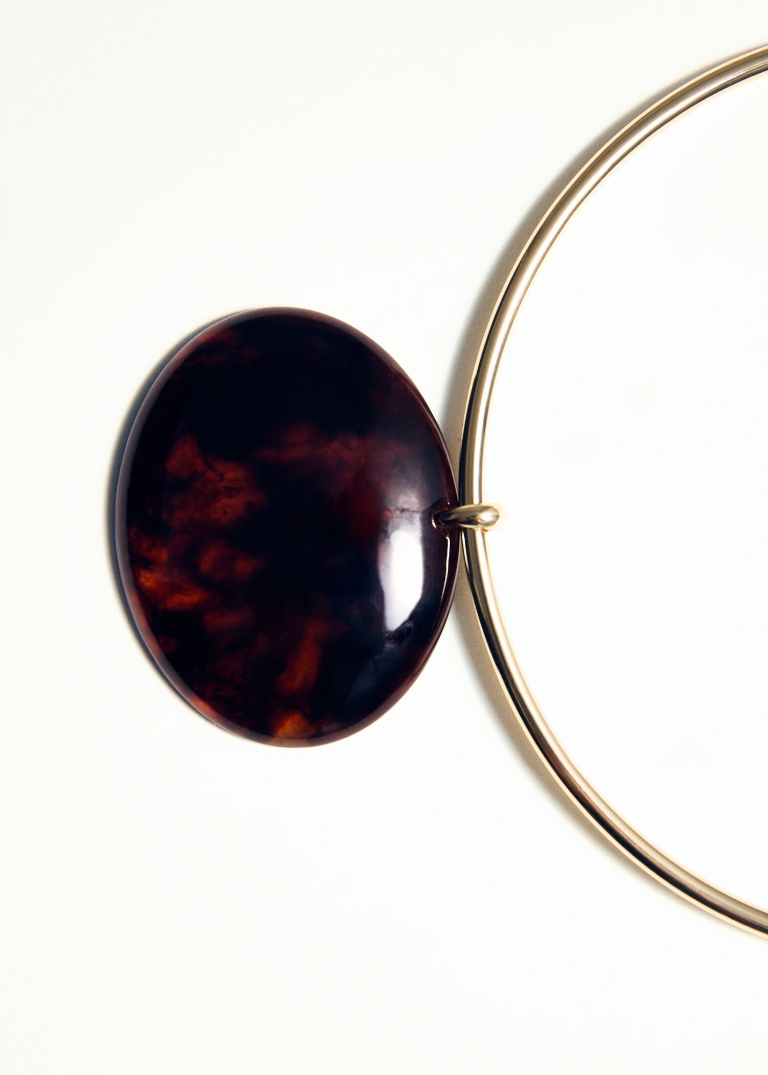 طوق صلب بخرزة دائرية - تفاصيل المنتج 5