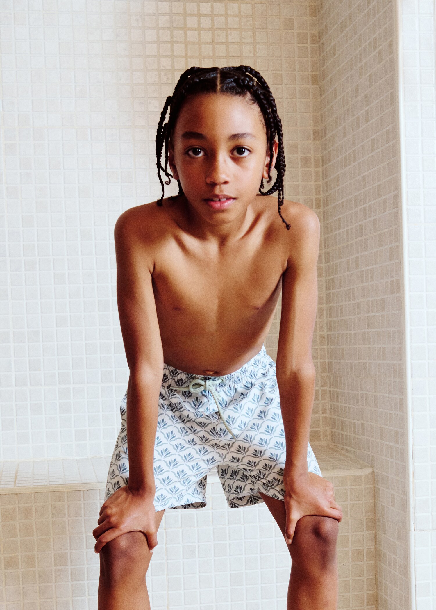 Floral print swimsuit - Details of the article 5