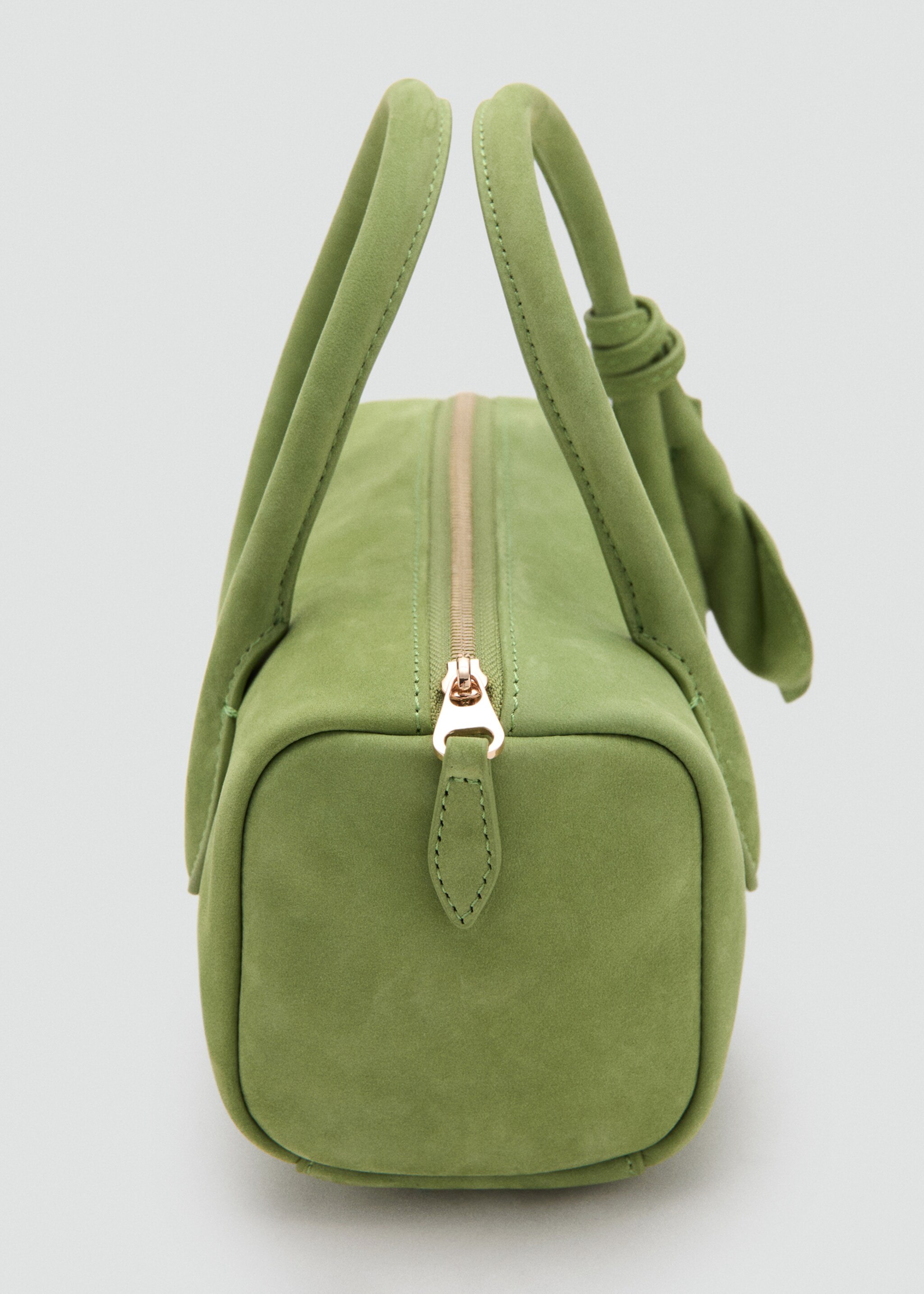 Leather handbag - Details of the article 1, Green. Ref: 27035988-00.