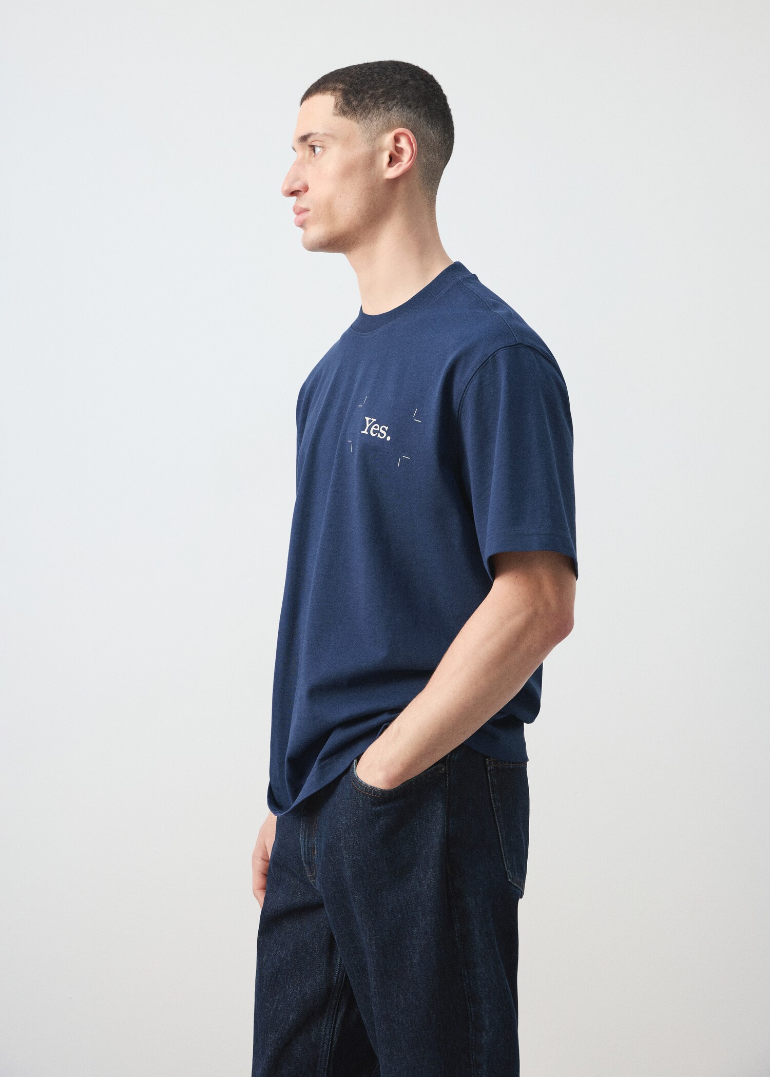 Camiseta 100% algodón estampado texto - Detalle del artículo 2