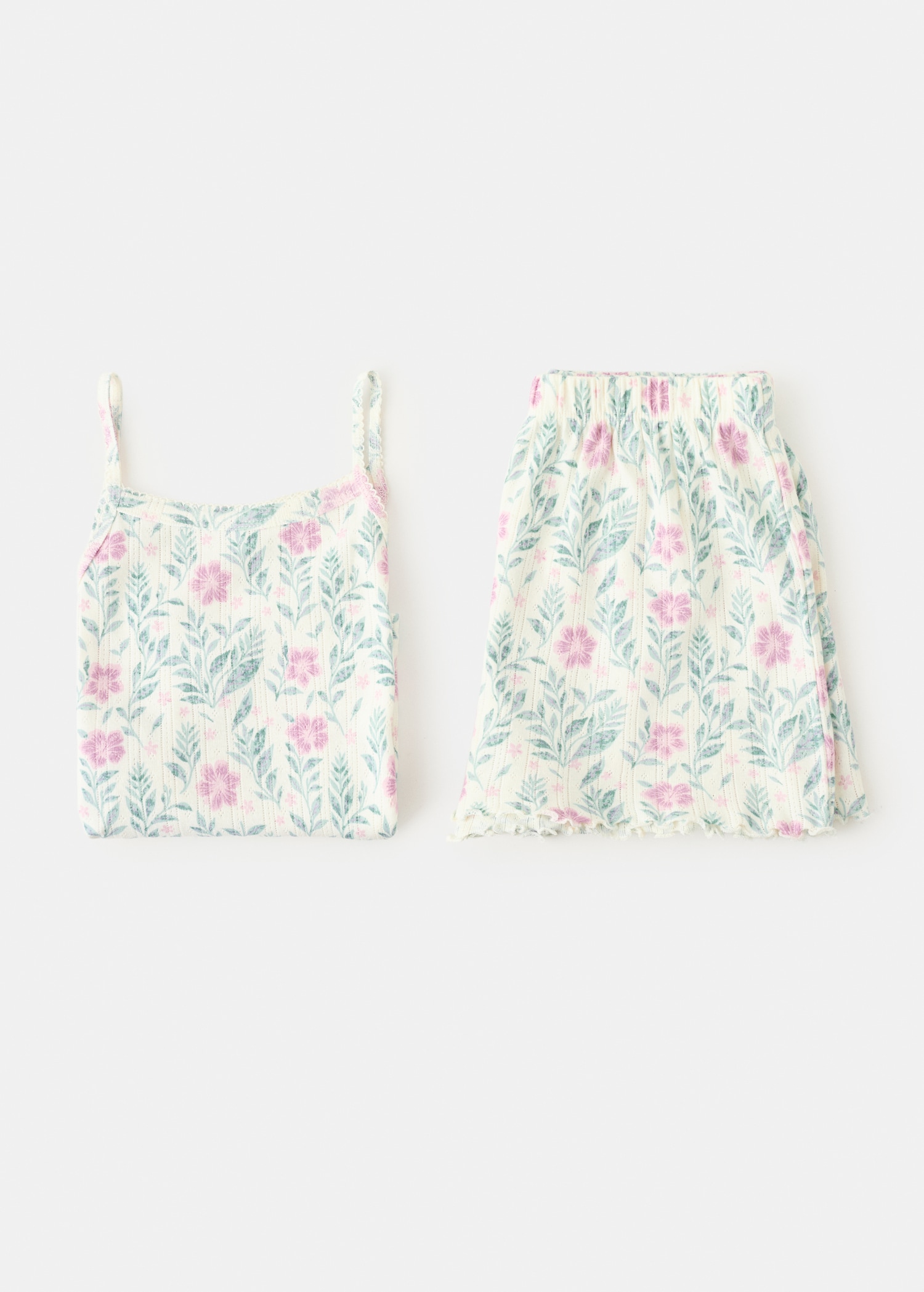 Pijama corto estampado floral - Detalle del artículo 8