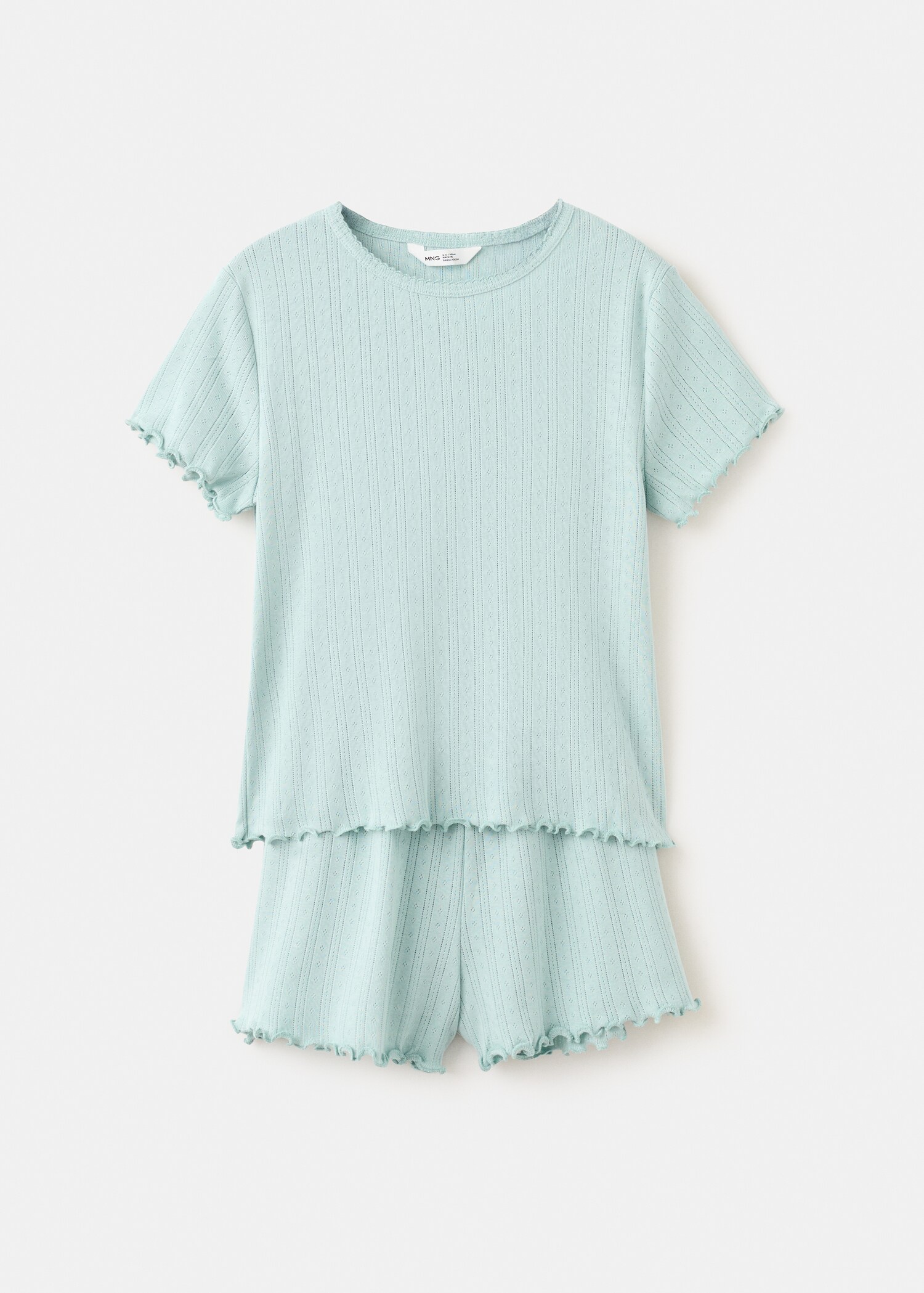 Short ribbed pyjama - Article without model