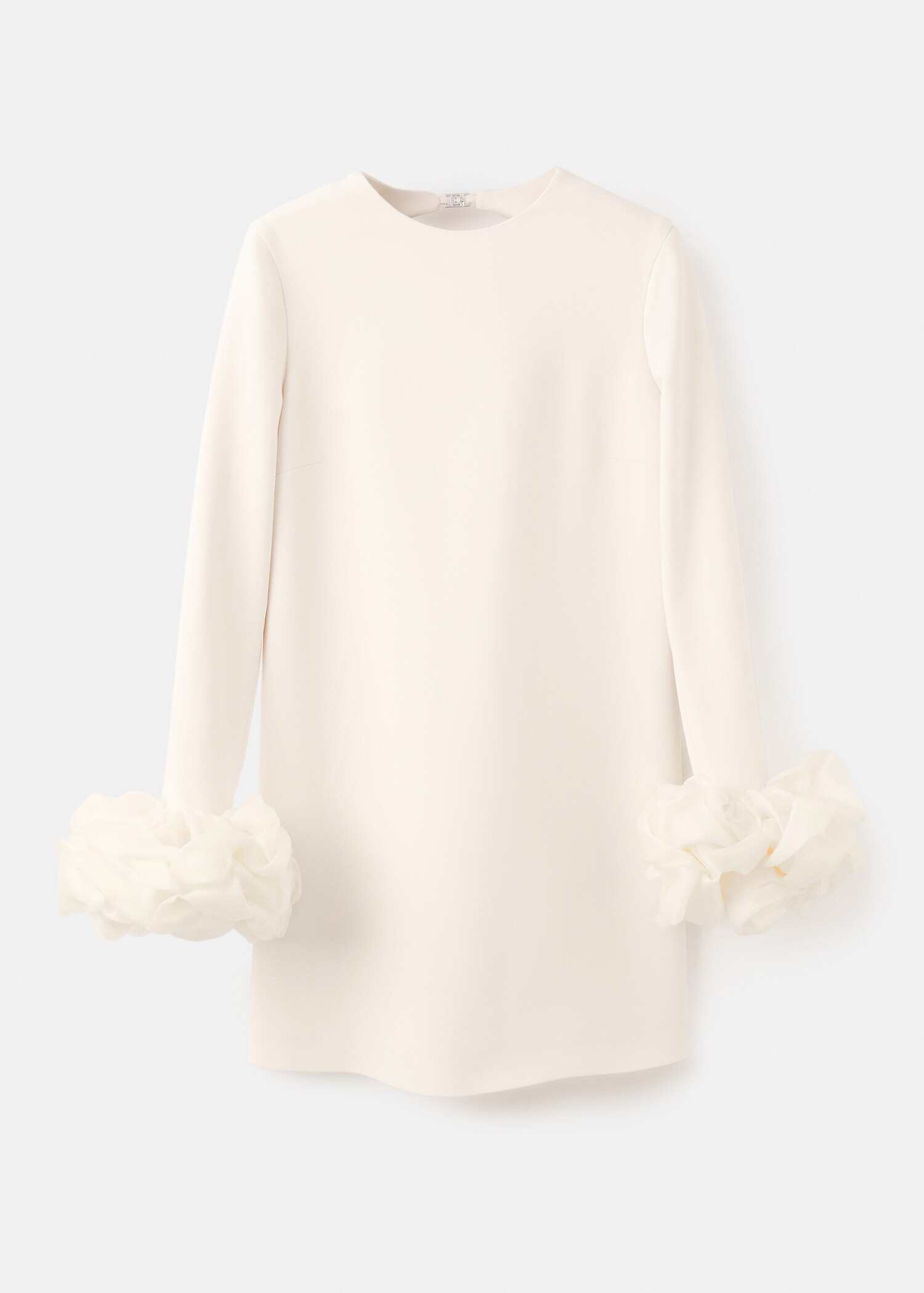 Vestido espalda abierta puños flores - Artículo sin modelo