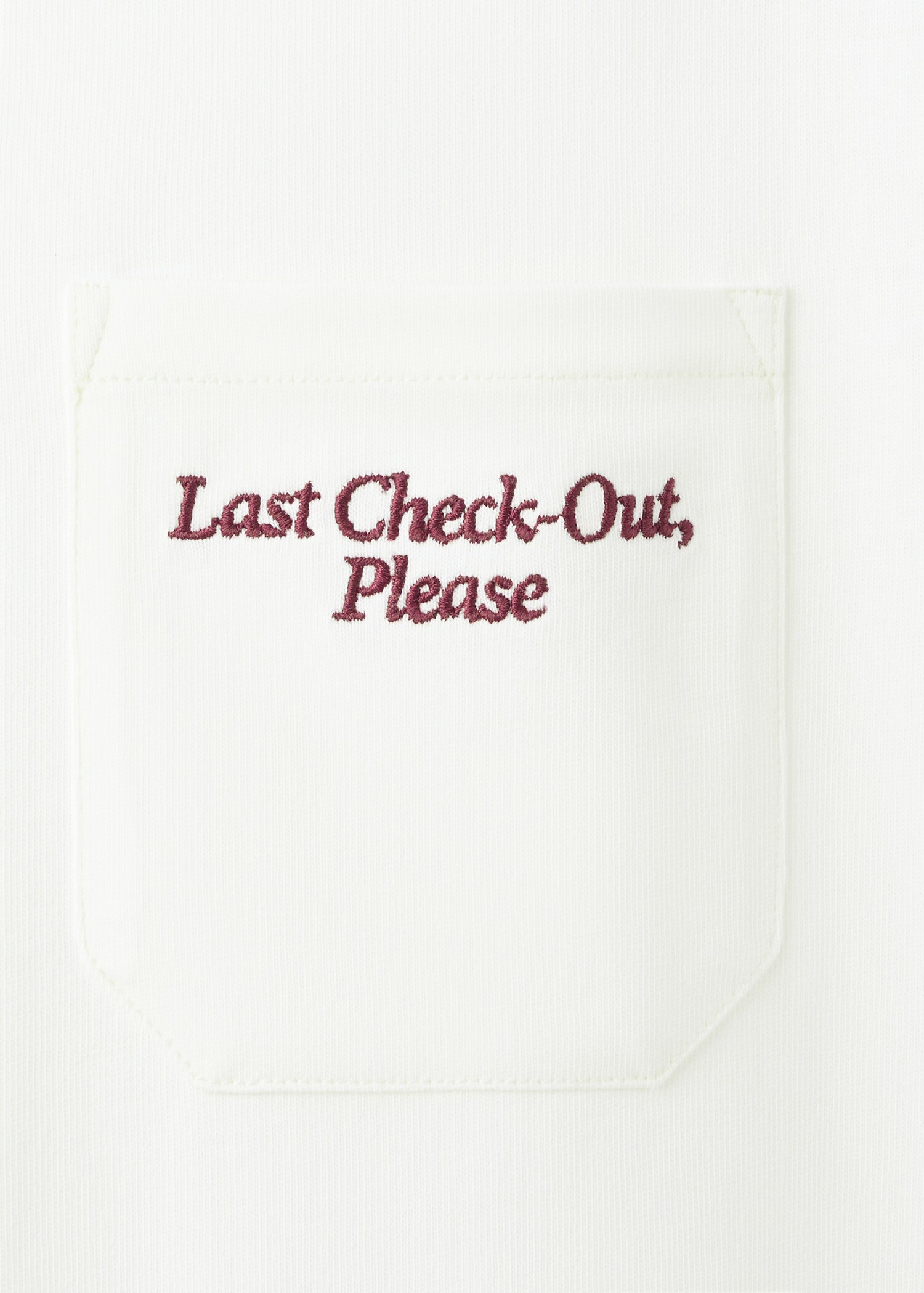 T-shirt 100 % coton poche graphique brodé - Détail de l'article 8