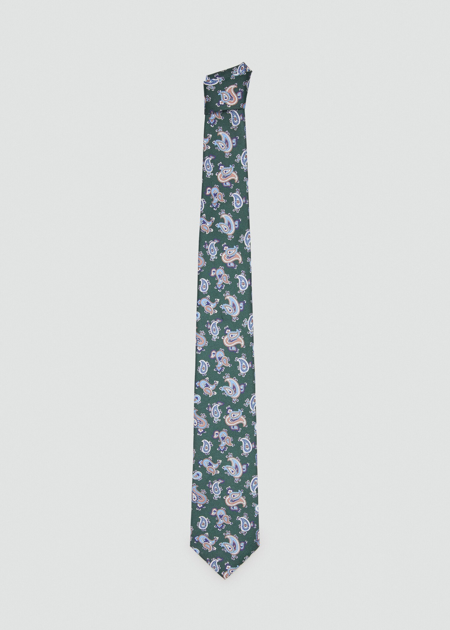 Краватка зі 100% шовку з принтом пейслі - Товар без моделі