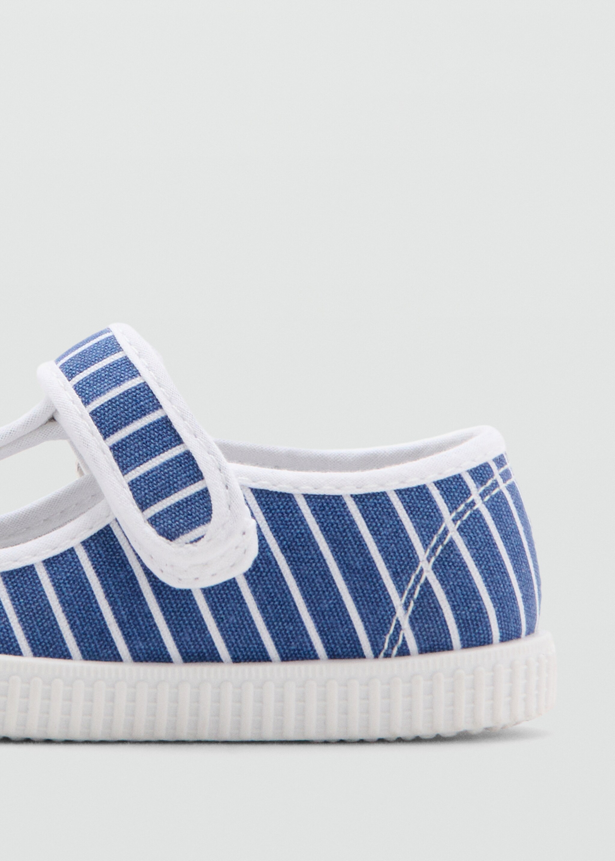 Velcro stripe trainers - Details of the article 2, Blue. Ref: 27036337-00.