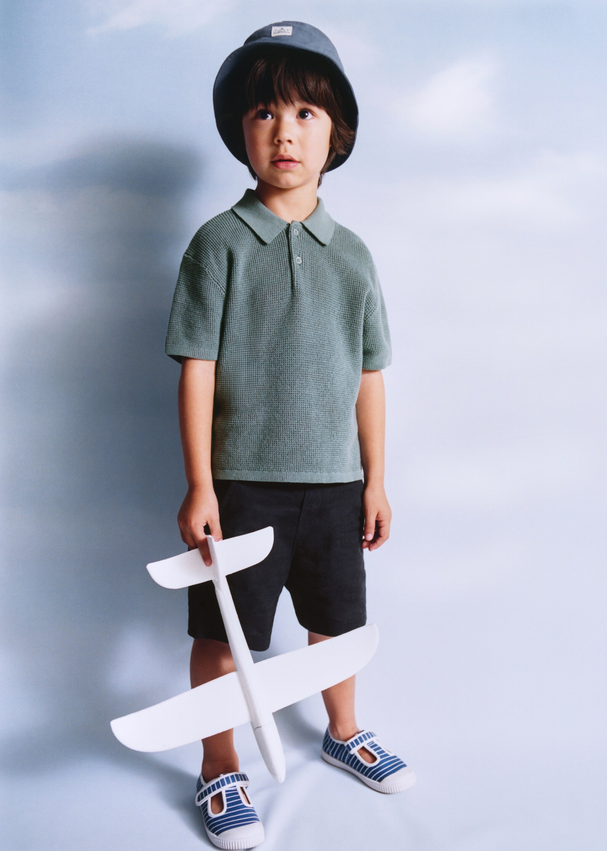 Velcro stripe trainers - Details of the article 5, Blue. Ref: 27036337-00.