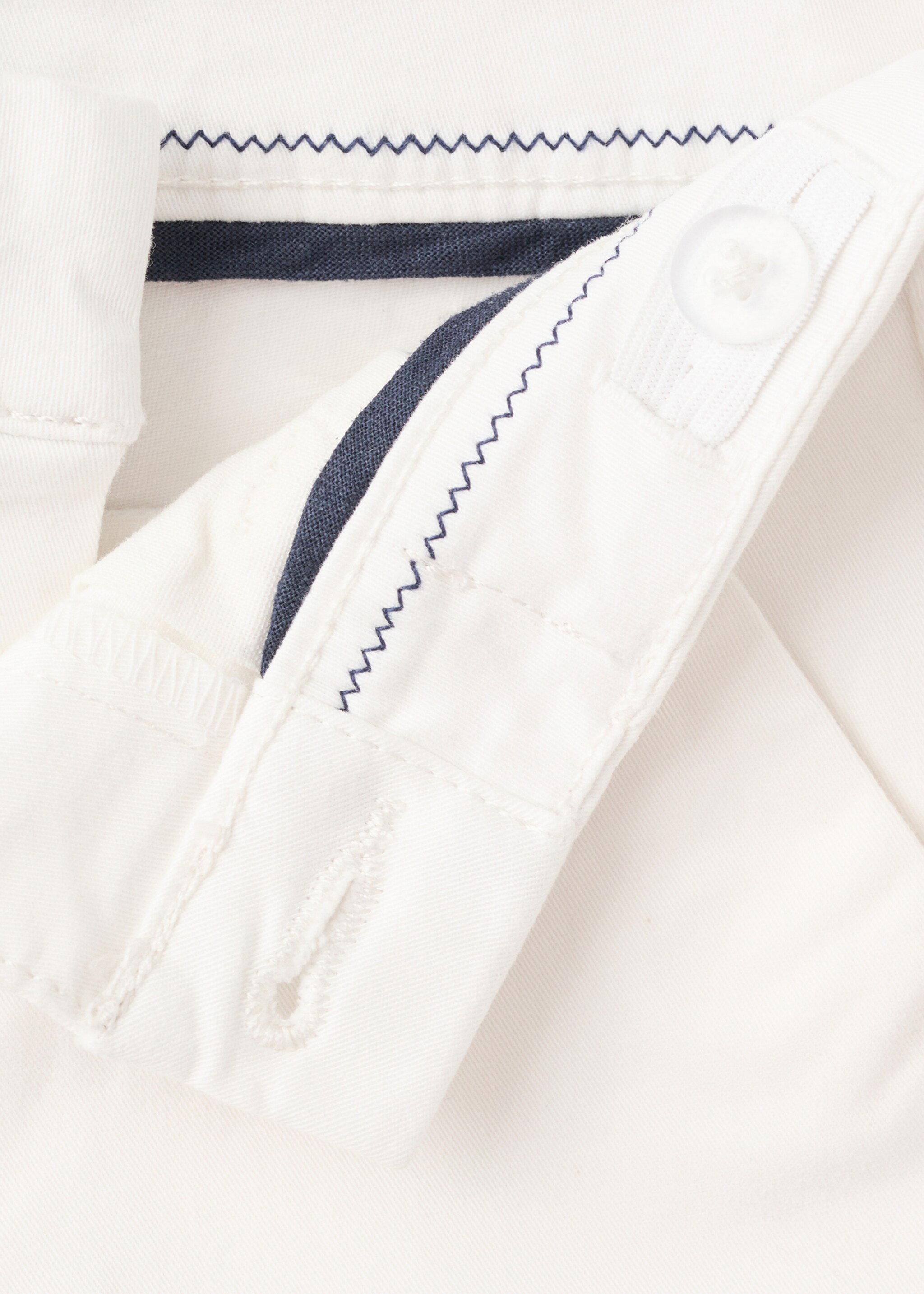 Bermudas rectas algodón - Detalle del artículo 0, Blanco. Ref: 27036341-00.