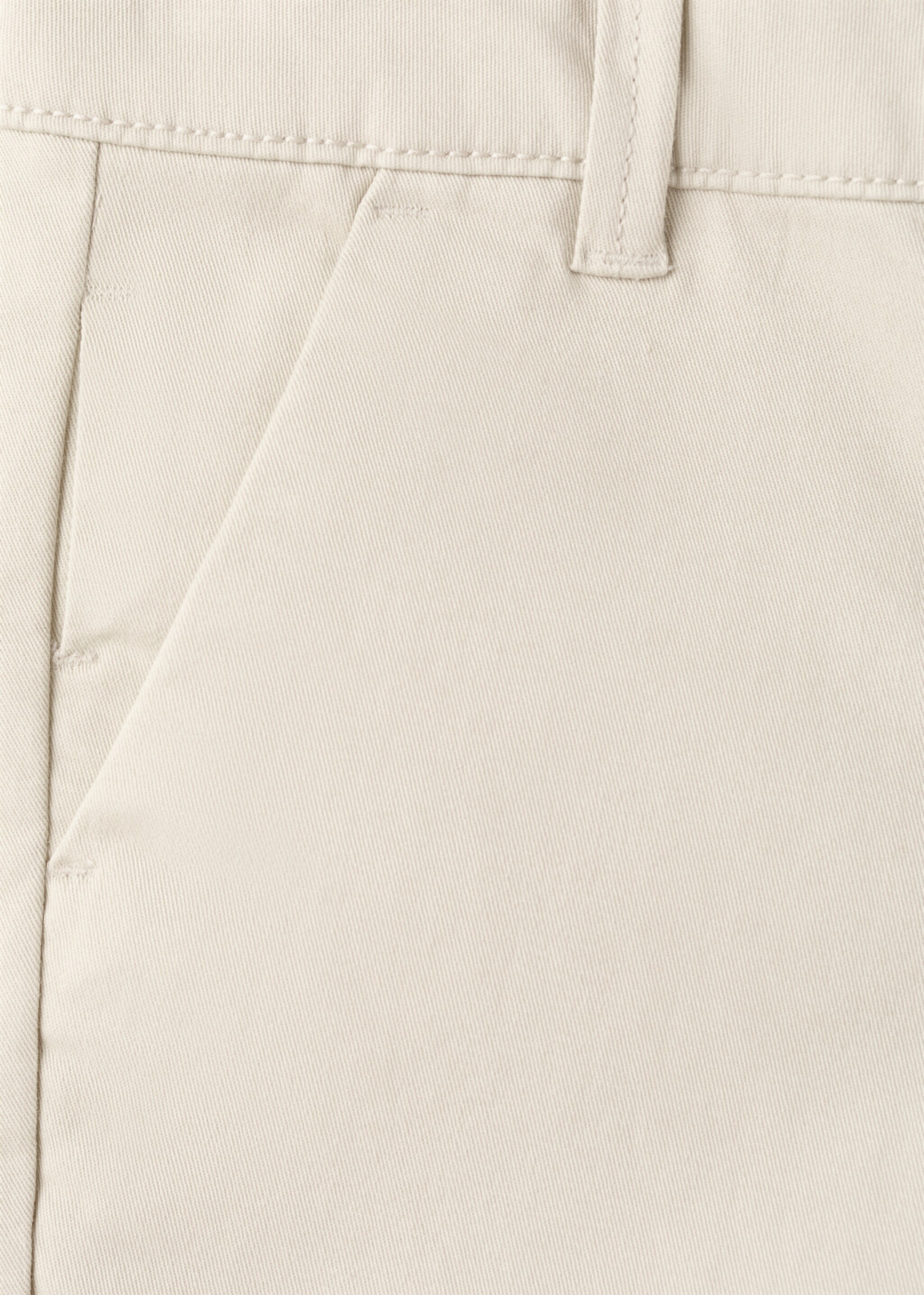 Bermudas rectas algodón - Detalle del artículo 8, Arena. Ref: 27036341-00.
