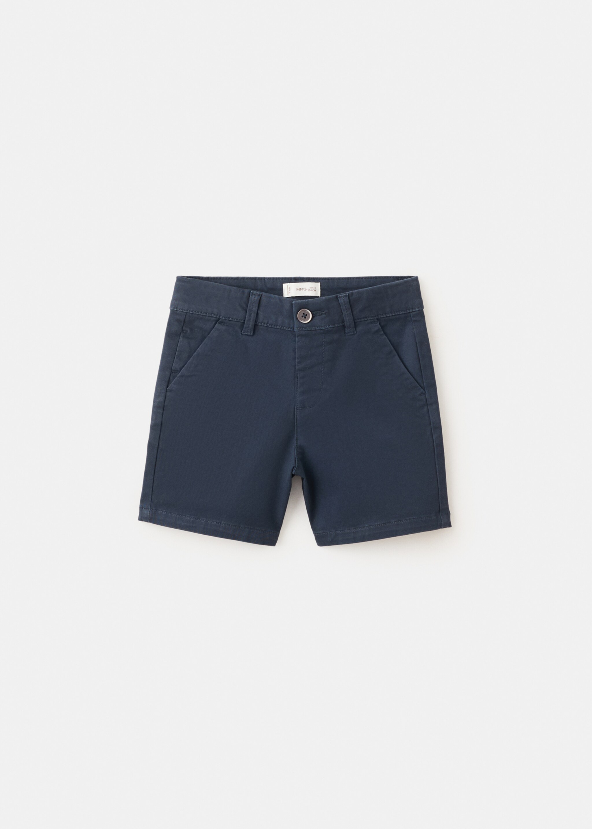 Bermudas rectas algodón - Artículo sin modelo, Azul marino. Ref: 27036341-00.