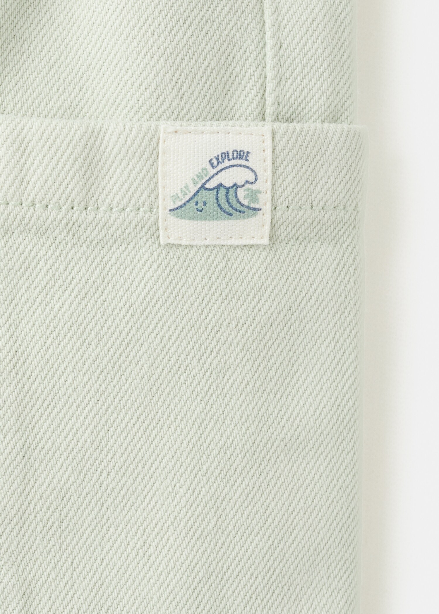 Straight cotton Bermuda shorts - Details of the article 0