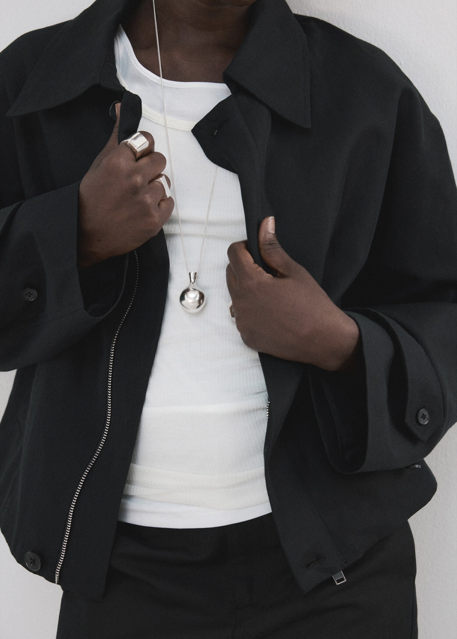 Zipper cotton jacket - Details of the article 6