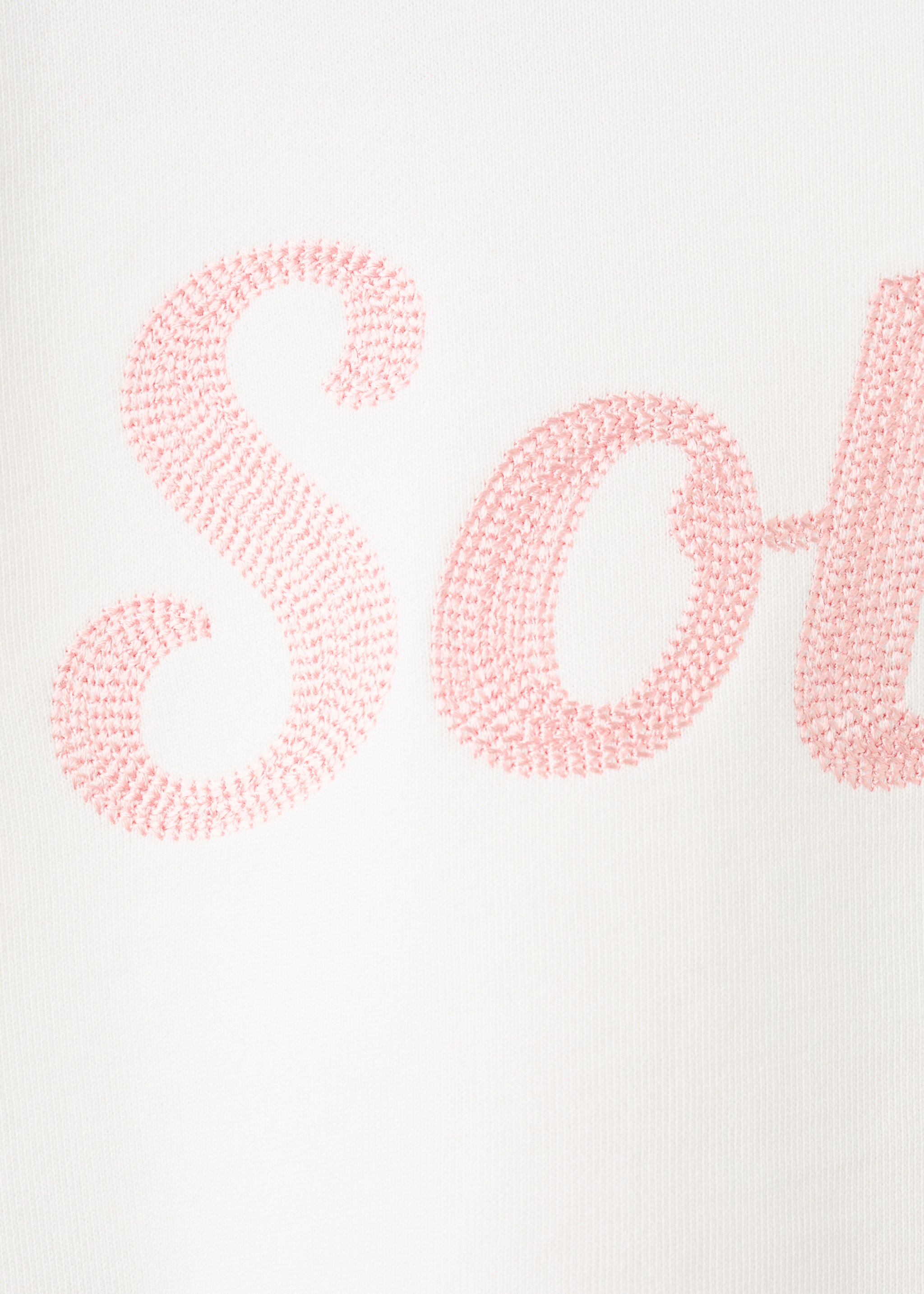 Sweat inscription brillant - Détail de l'article 8, Blanc cassé. Ref: 27036355-00.